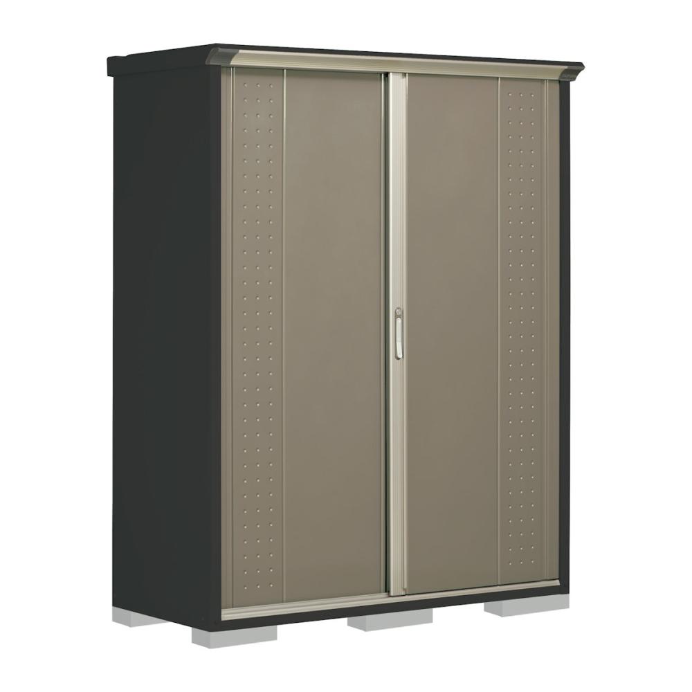 タクボ物置　グランプレステージ ジャンプ　本体アイボリーブラック　間口１５０×奥行６５×高さ１９０ｃｍ　たて置きタイプ　カーボンブラウン　ＧＰＹ－１５６ＡＴＣＢ