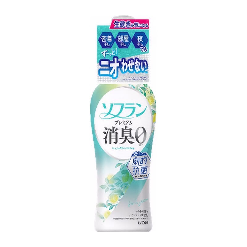 ライオン　ソフラン　プレミアム消臭　フレッシュグリーン　本体　４８０ｍＬ