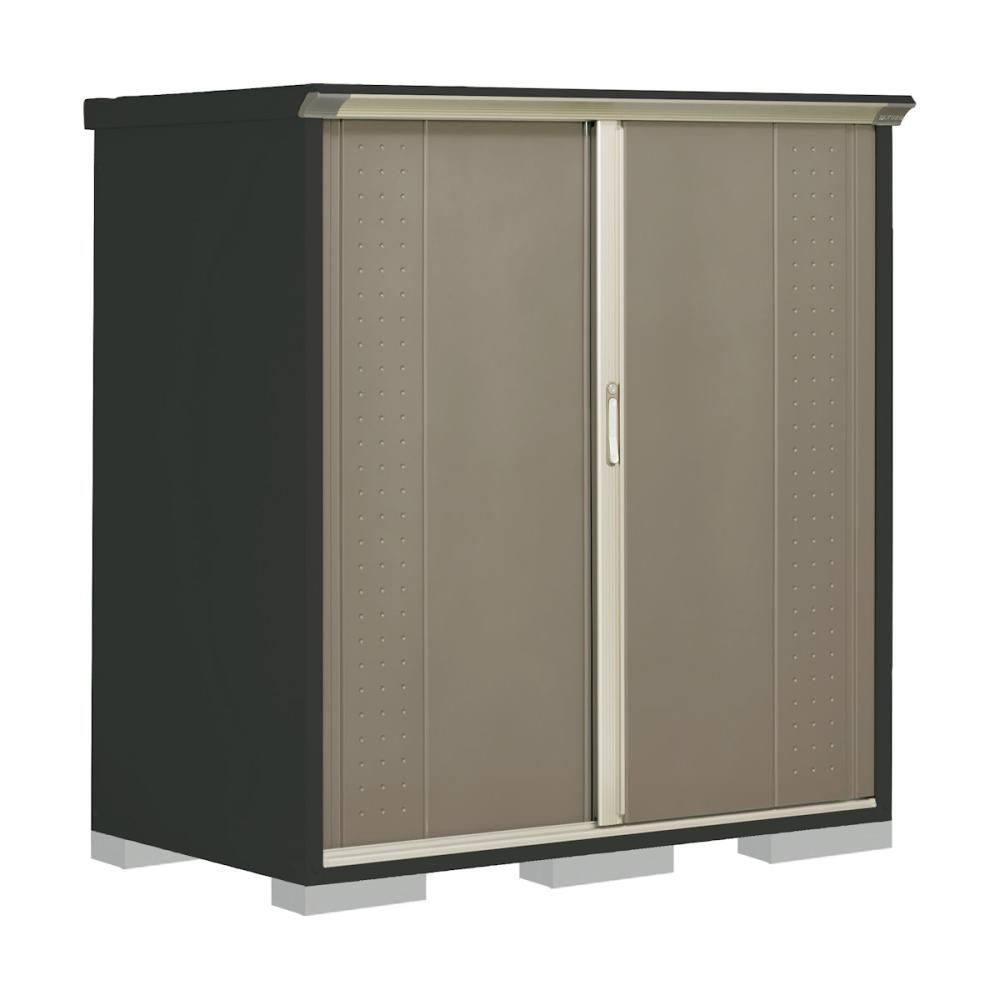 タクボ物置　グランプレステージ ジャンプ　本体アイボリーブラック　間口１５０×奥行９０×高さ１６０ｃｍ　たて置きタイプ　ムーンホワイト　ＧＰＹ－１５９ＢＴＭＷ