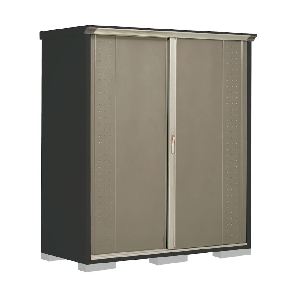 タクボ物置　グランプレステージ ジャンプ　本体アイボリーブラック　間口１７０×奥行７５×高さ１９０ｃｍ　たて置きタイプ　カーボンブラウン　ＧＰＹ－１７７ＡＴＣＢ