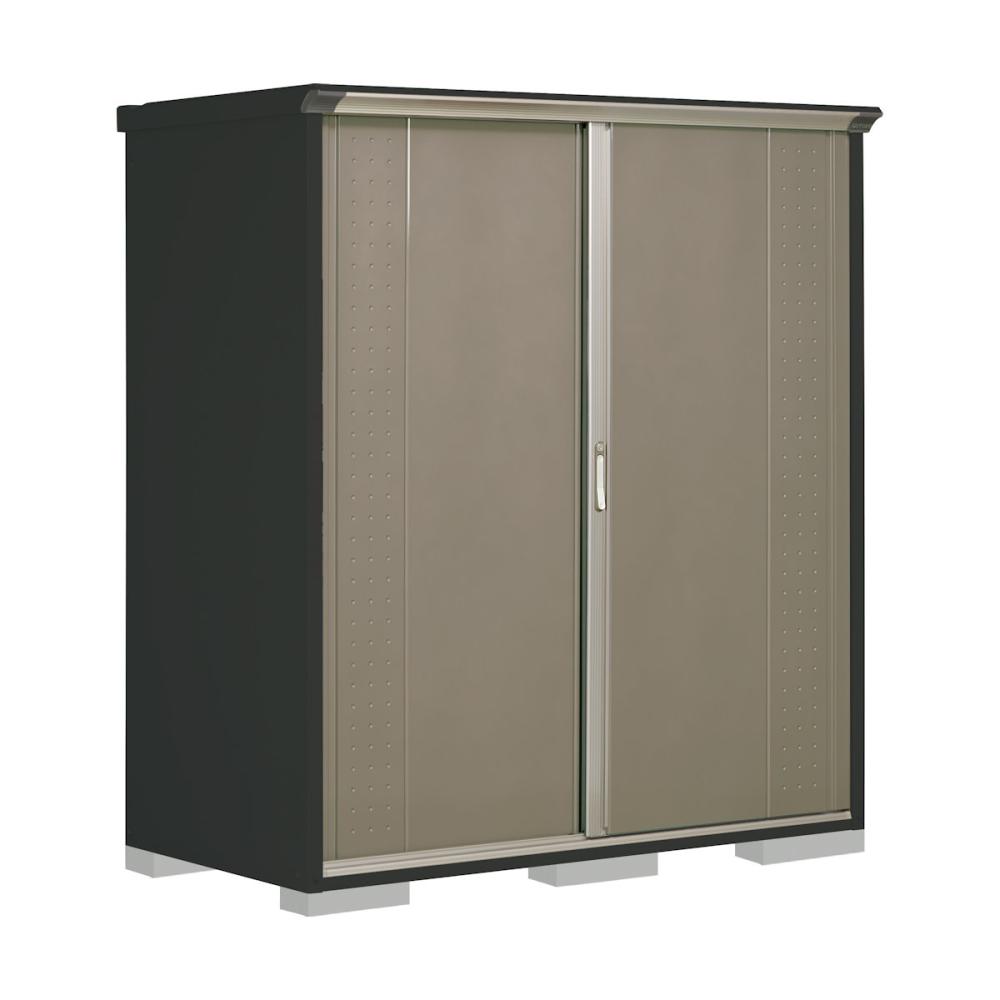 タクボ物置　グランプレステージ ジャンプ　本体アイボリーブラック　間口１７０×奥行９０×高さ１９０ｃｍ　たて置きタイプ　ムーンホワイト　ＧＰＹ－１７９ＡＴＭＷ