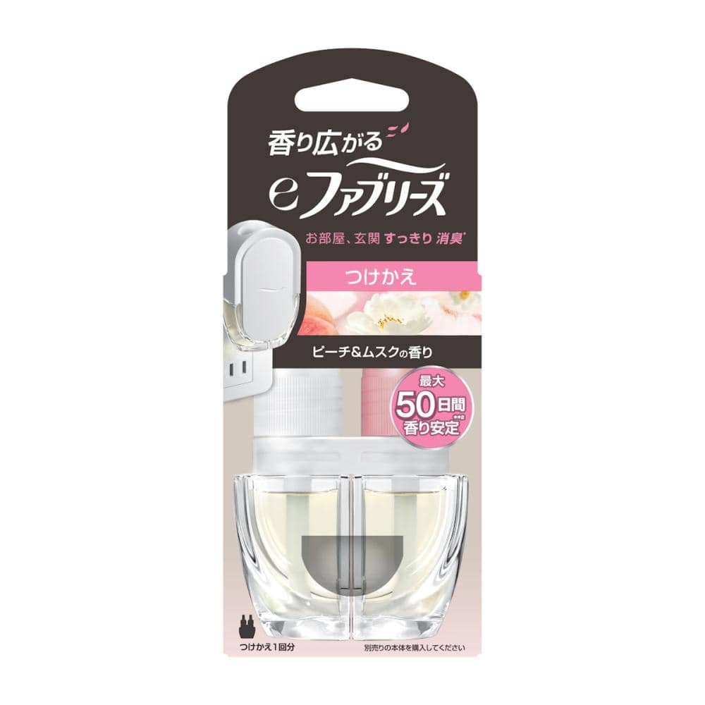 Ｐ＆Ｇ　ｅファブリーズ　ピーチ＆ムスクの香り　付け替え用　１個
