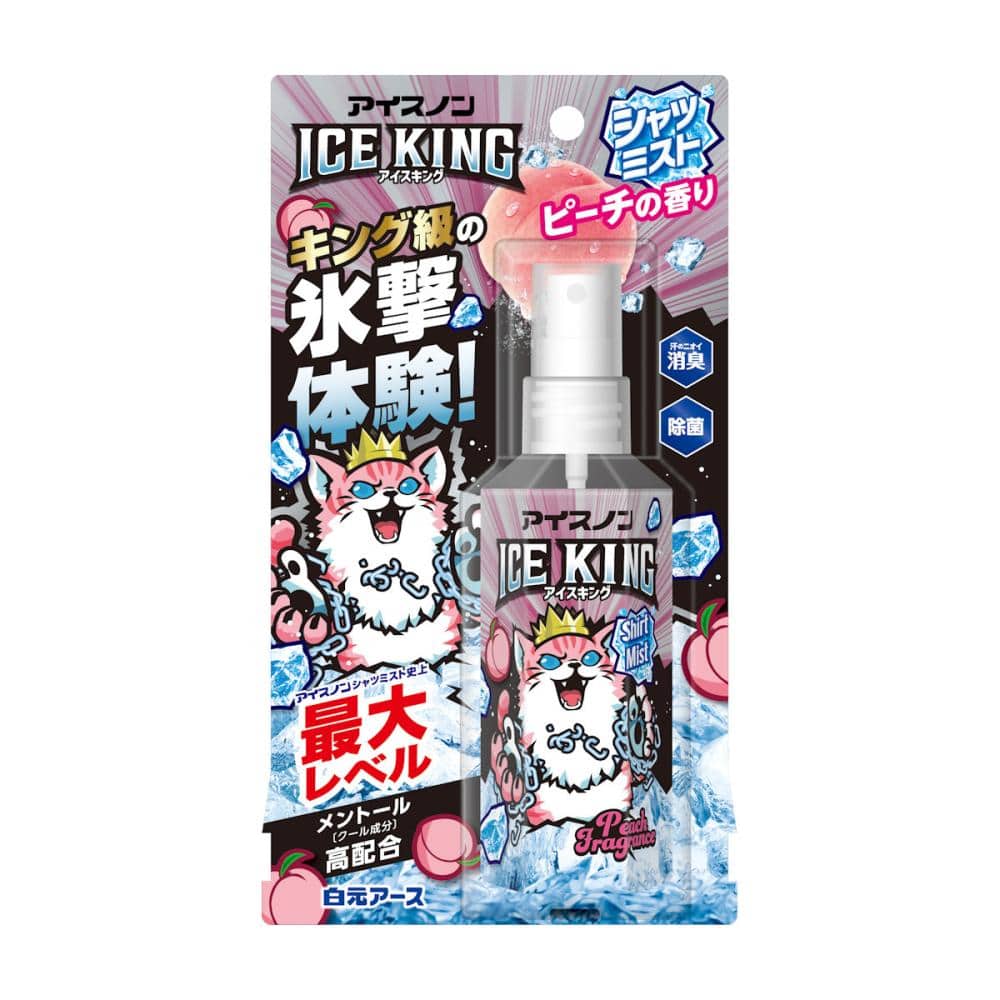 白元アース　アイスノン　シャツミスト　ＩＣＥＫＩＮＧピーチ　１００ｍＬ