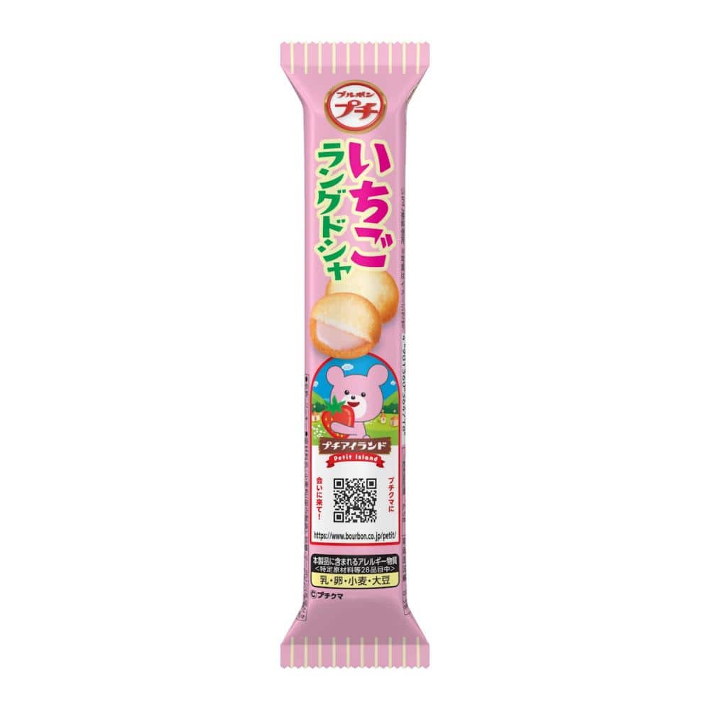 ブルボン　プチいちごラングドシャ　４０ｇ
