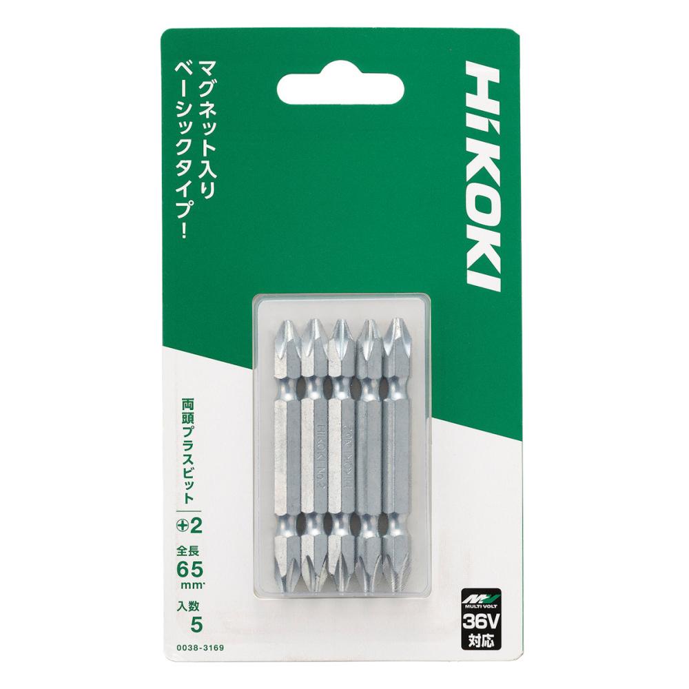 ＨｉＫＯＫＩ（ハイコーキ）　プラスビット　ＮＯ．２×６５Ｌ　５本入り