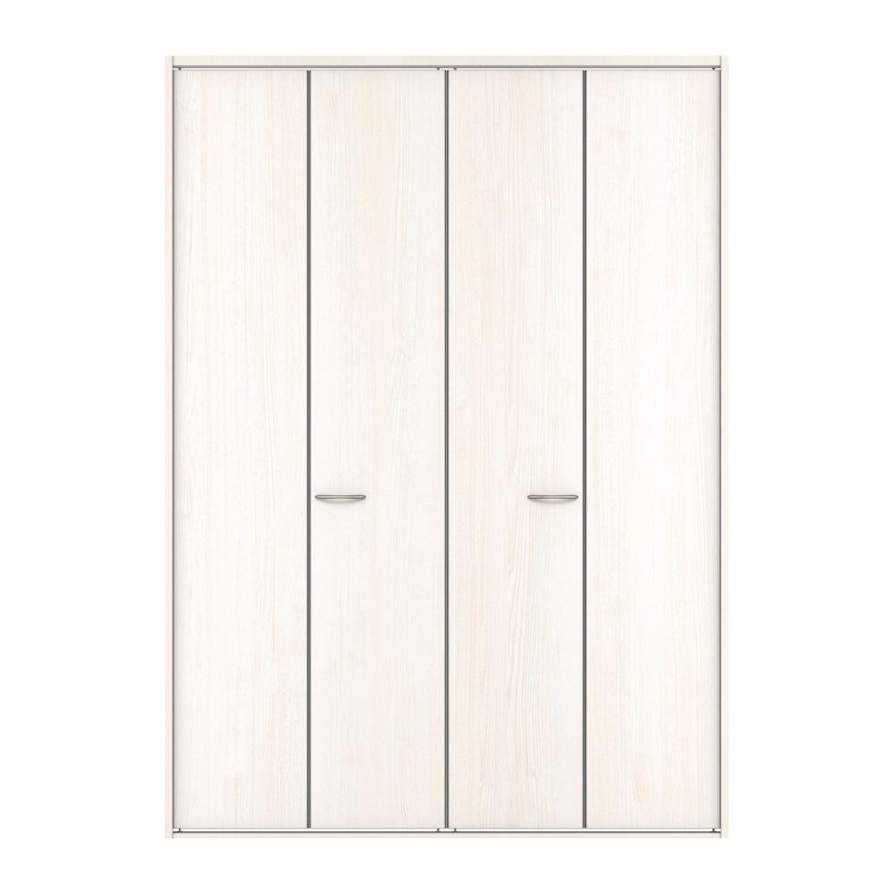 大建工業（ＤＡＩＫＥＮ）　クローゼット扉　扉本体（片側）　フラット縦木目　枠外サイズ：幅１６４４×高さ２３３０ｍｍ用　ネオホワイト　ＦＦＤ８００－３１ＷＨ