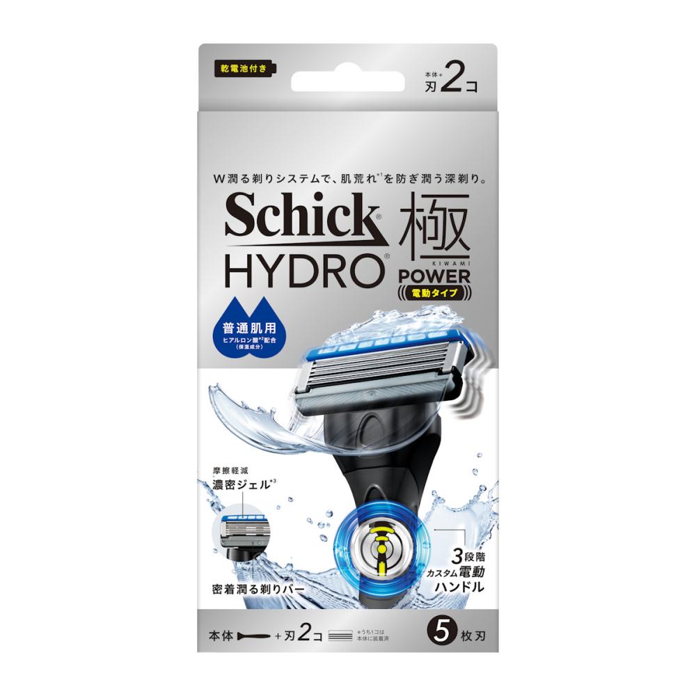 シック　ハイドロ極パワー　普通肌用　ホルダー　本体＋刃２個入り