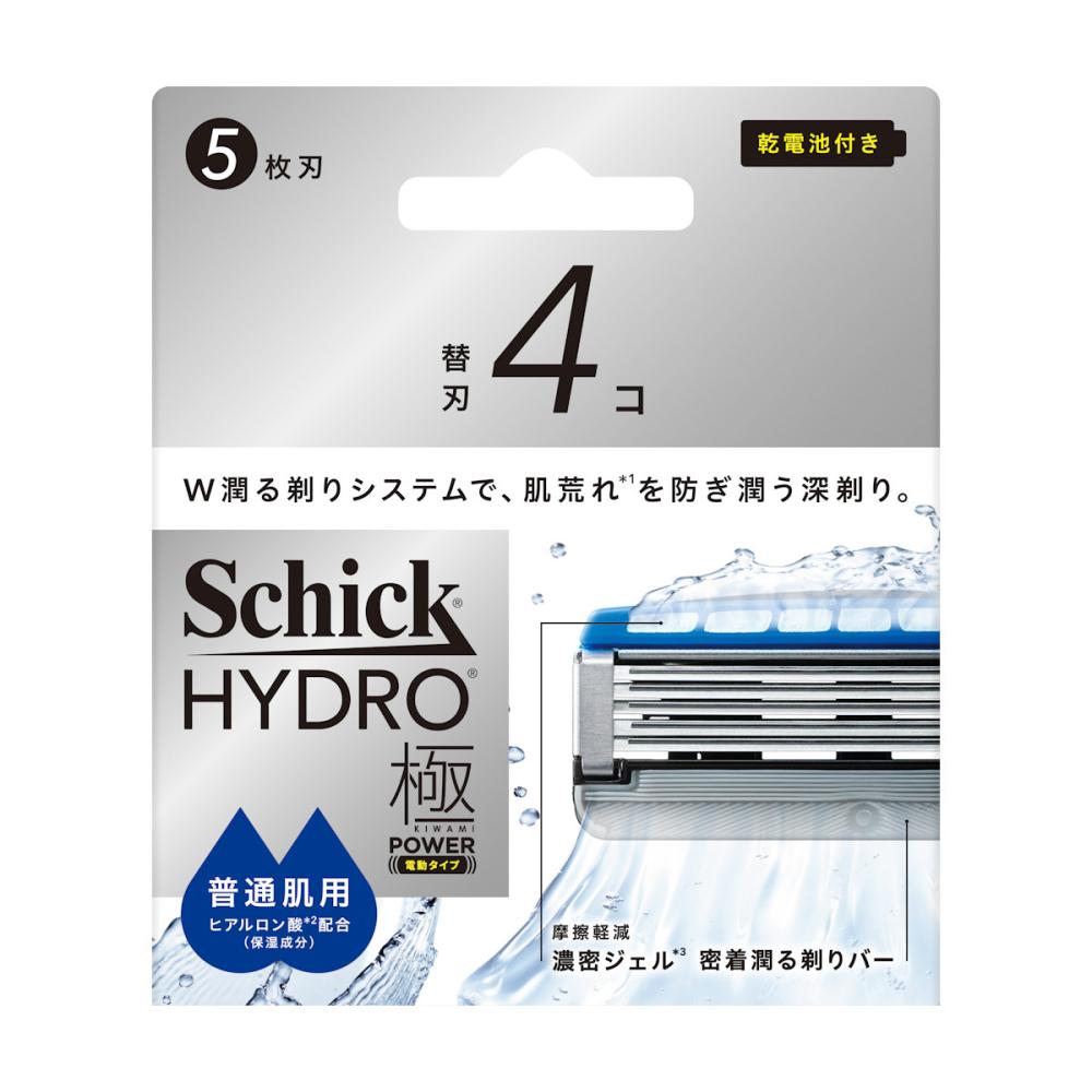 シック　ハイドロ極パワー　普通肌用　替刃　４個入り