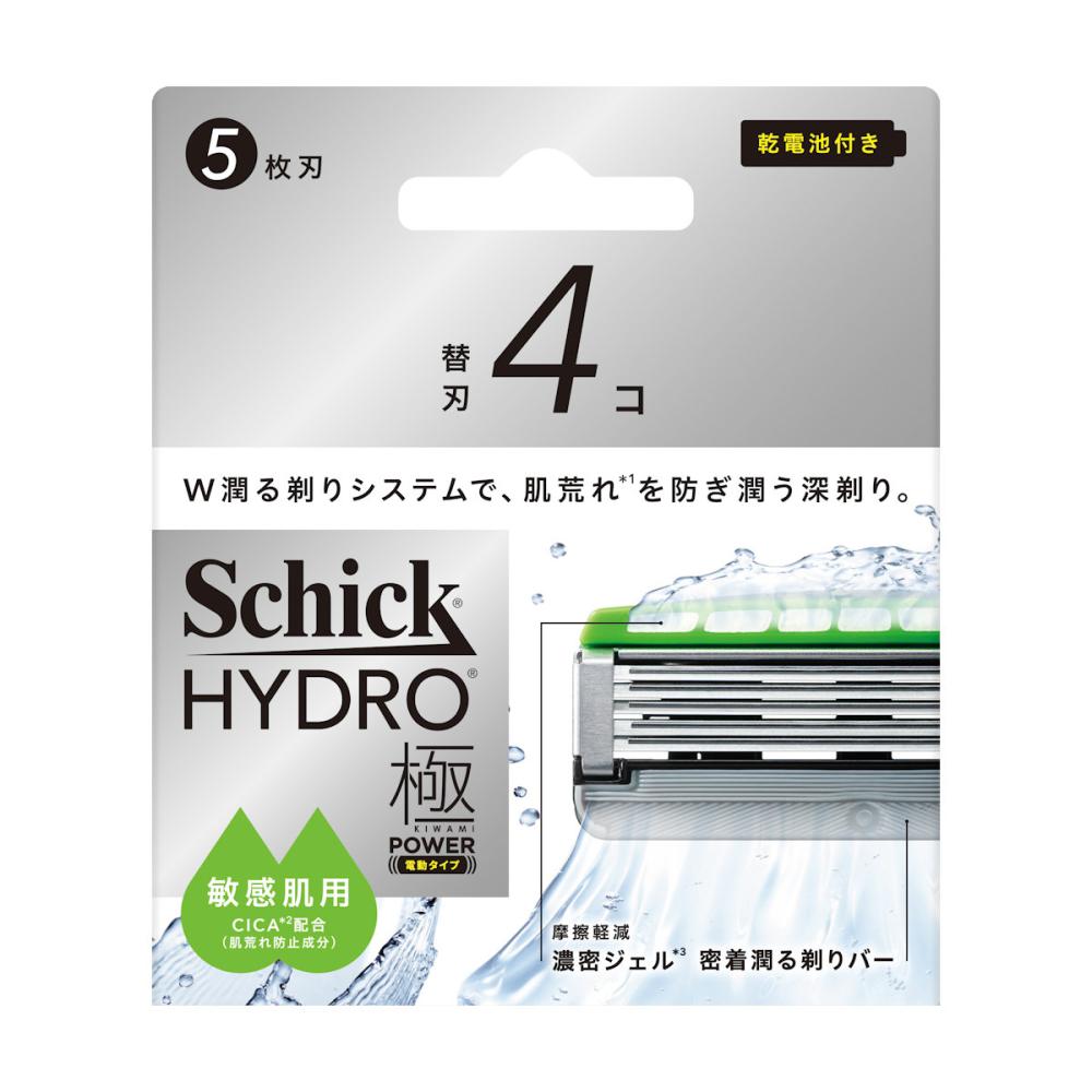 シック　ハイドロ極パワー　敏感肌用　替刃　４個入り