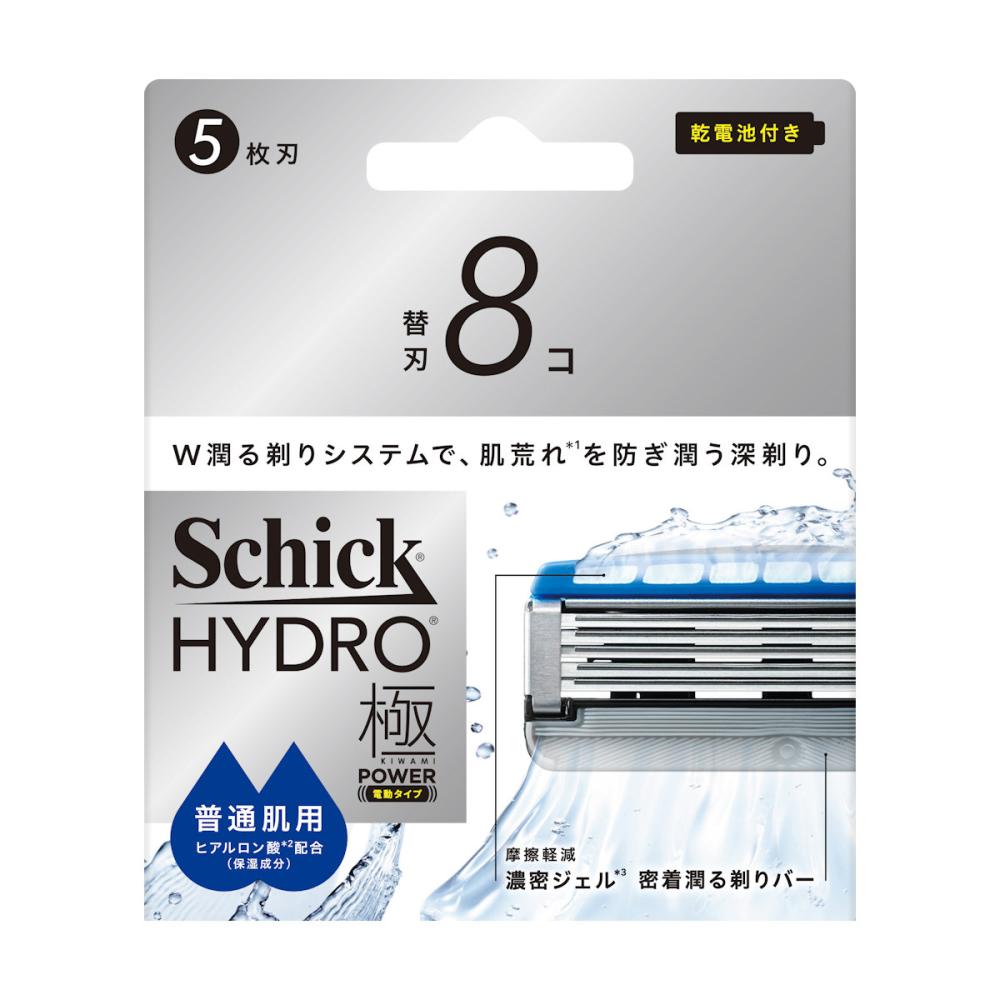 シック　ハイドロ極パワー　普通肌用　替刃　８個入り