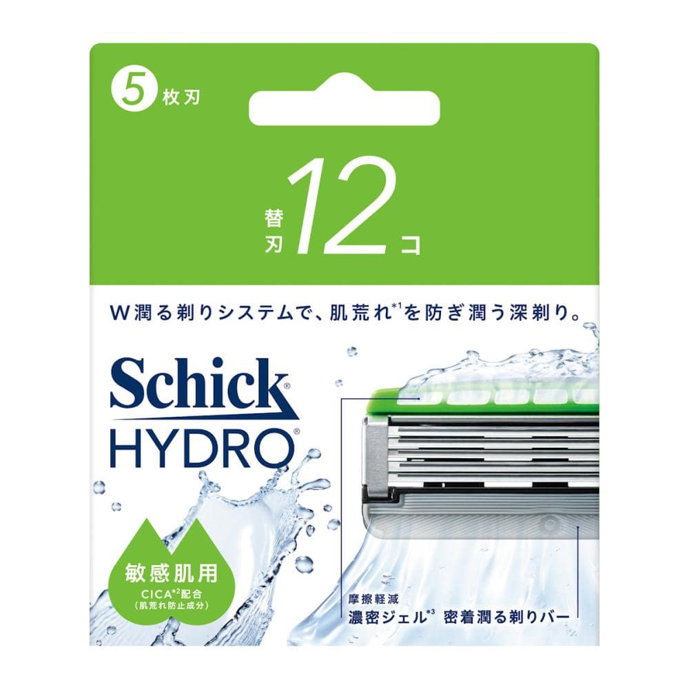 シック　ハイドロ　敏感肌用　替刃　１２個入り
