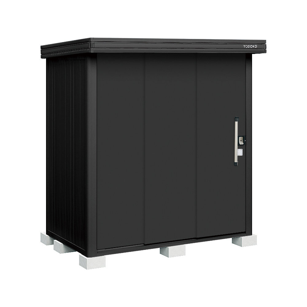 ヨド物置　ＢＬＡＣＫエルモ　豪雪型　間口１８６×奥行１１６×高さ２１２ｃｍ　ブラック　ＬＭＤＵ－１８１１－ＢＫ／ＢＫ
