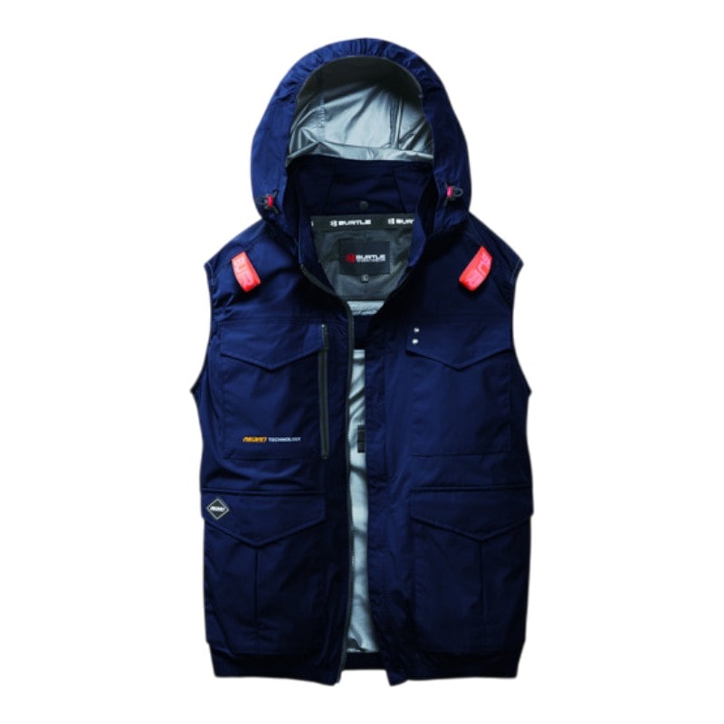 ＢＵＲＴＬＥ（バートル）　エアークラフト　ベスト　ネイビー　Ｍ　ＡＣ２１０４