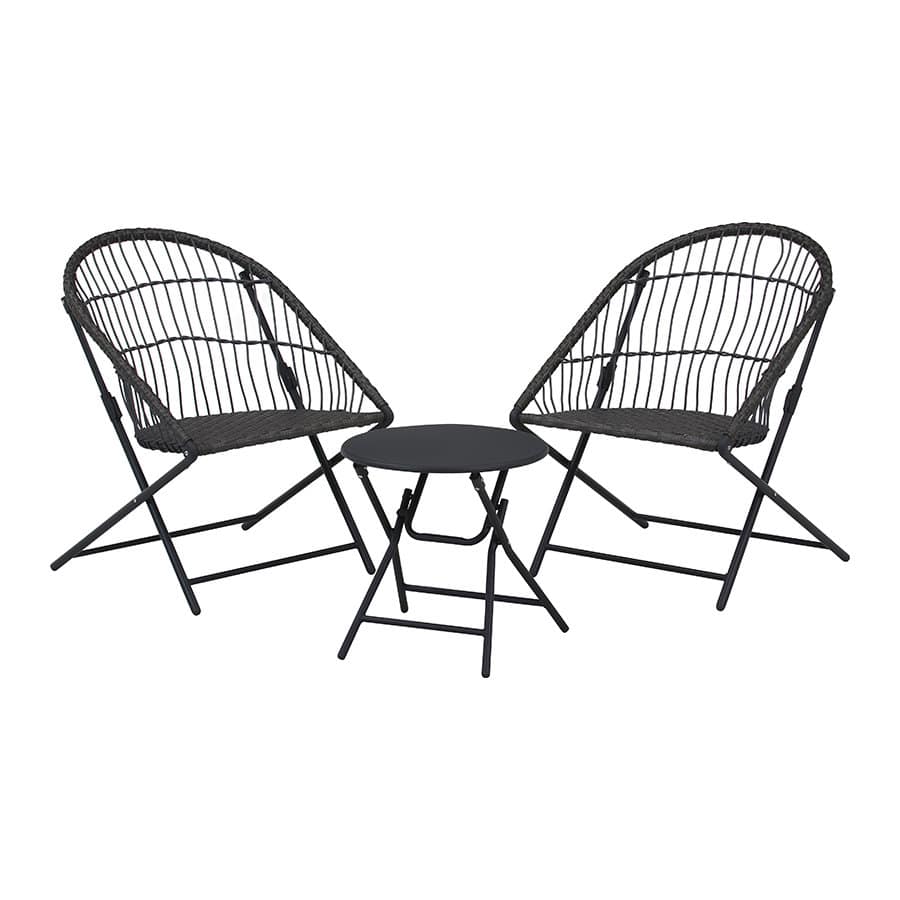 不二貿易　ガーデンテーブル＆チェア　３点セット　ｅｌｍａ