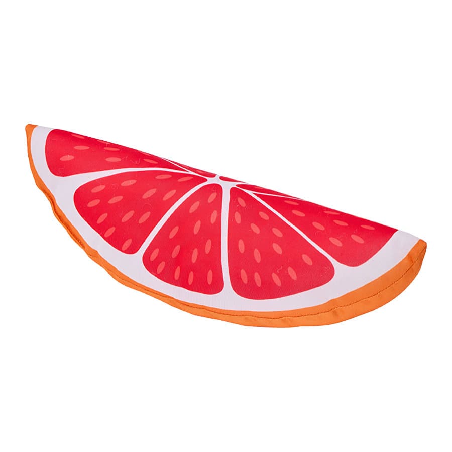 猫用おもちゃ　ひんやりサマーけりぐるみ　ピンクグレープフルーツ