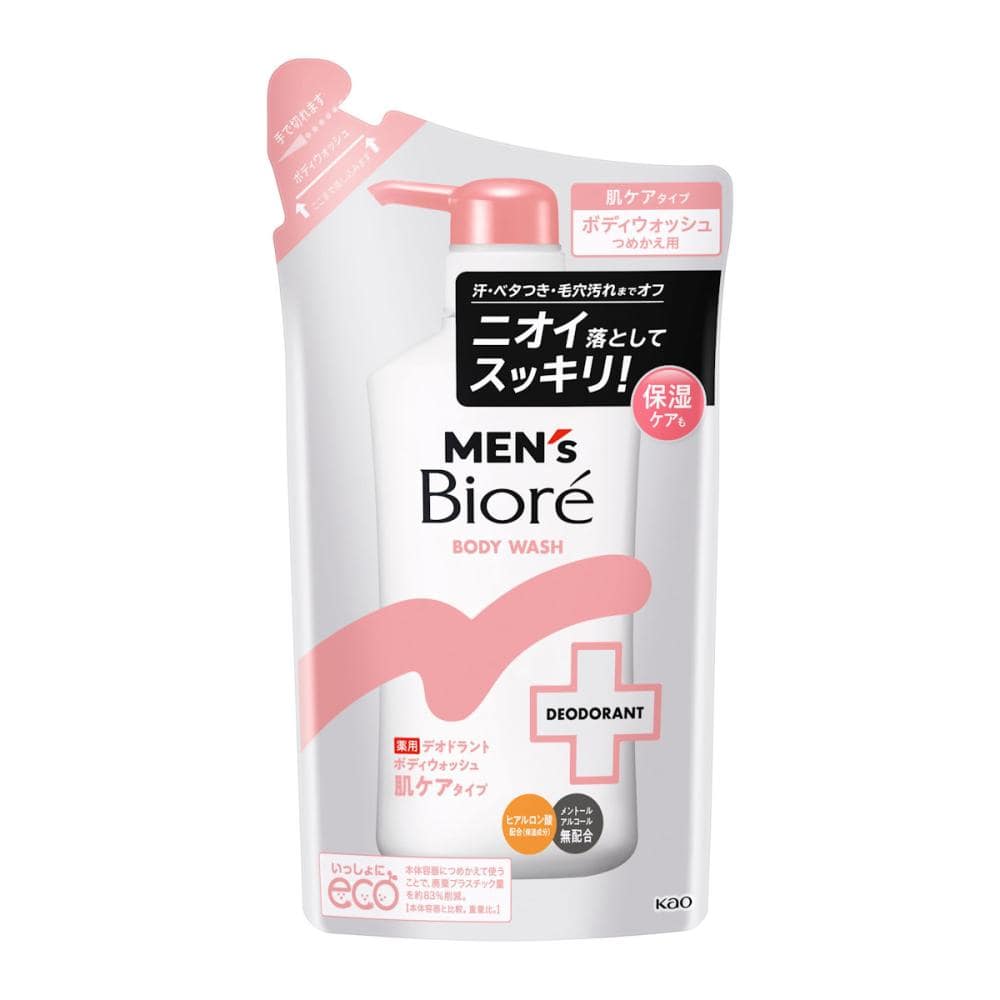 花王　メンズビオレ　薬用デオドラントボディウォッシュ　肌ケア　詰め替え用　３６０ｍＬ