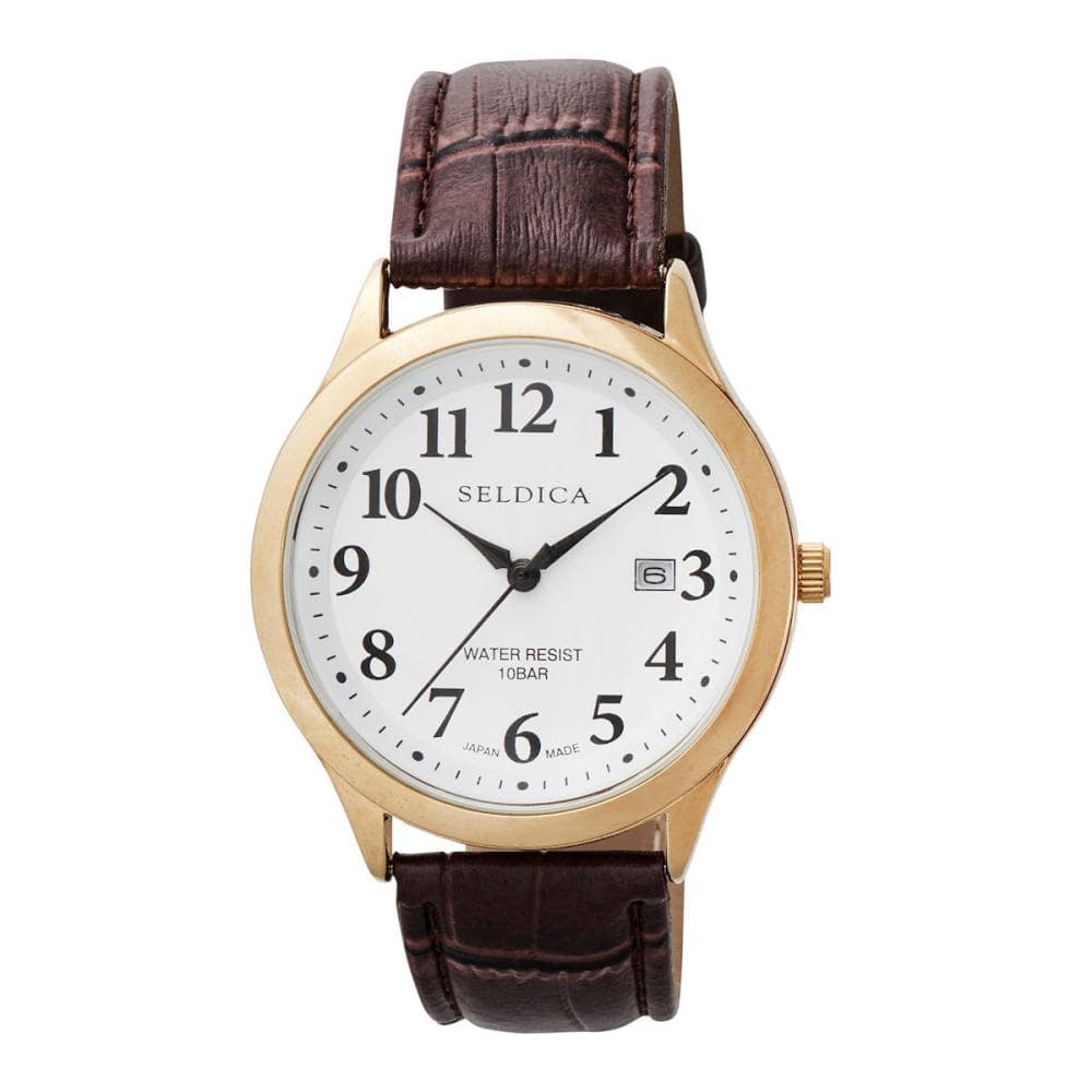 クレファー日本製時計　ＳＤ－ＡＭ３２５－ＷＴＧ