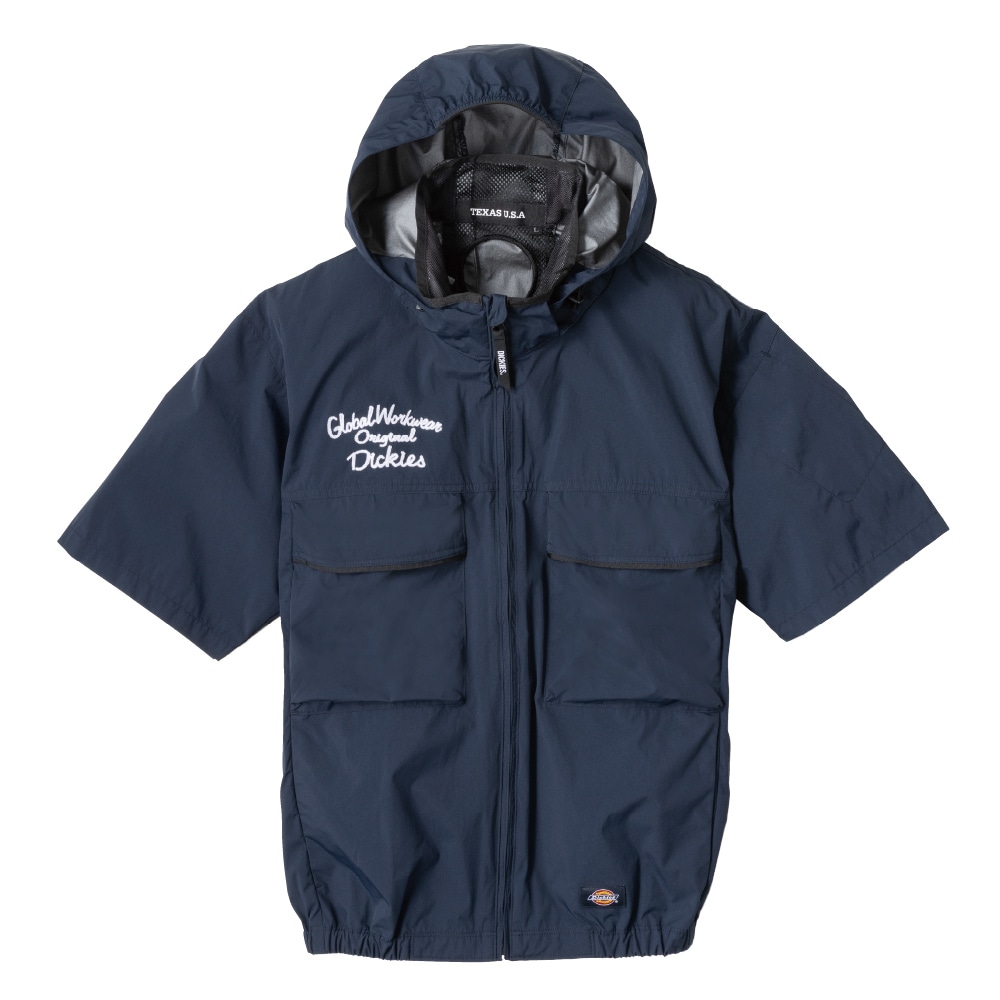 コーコス信岡　ＶＯＬＴＣＯＯＬ　遮熱　半袖　ネイビー　３ＸＬ　Ｄ－２９０