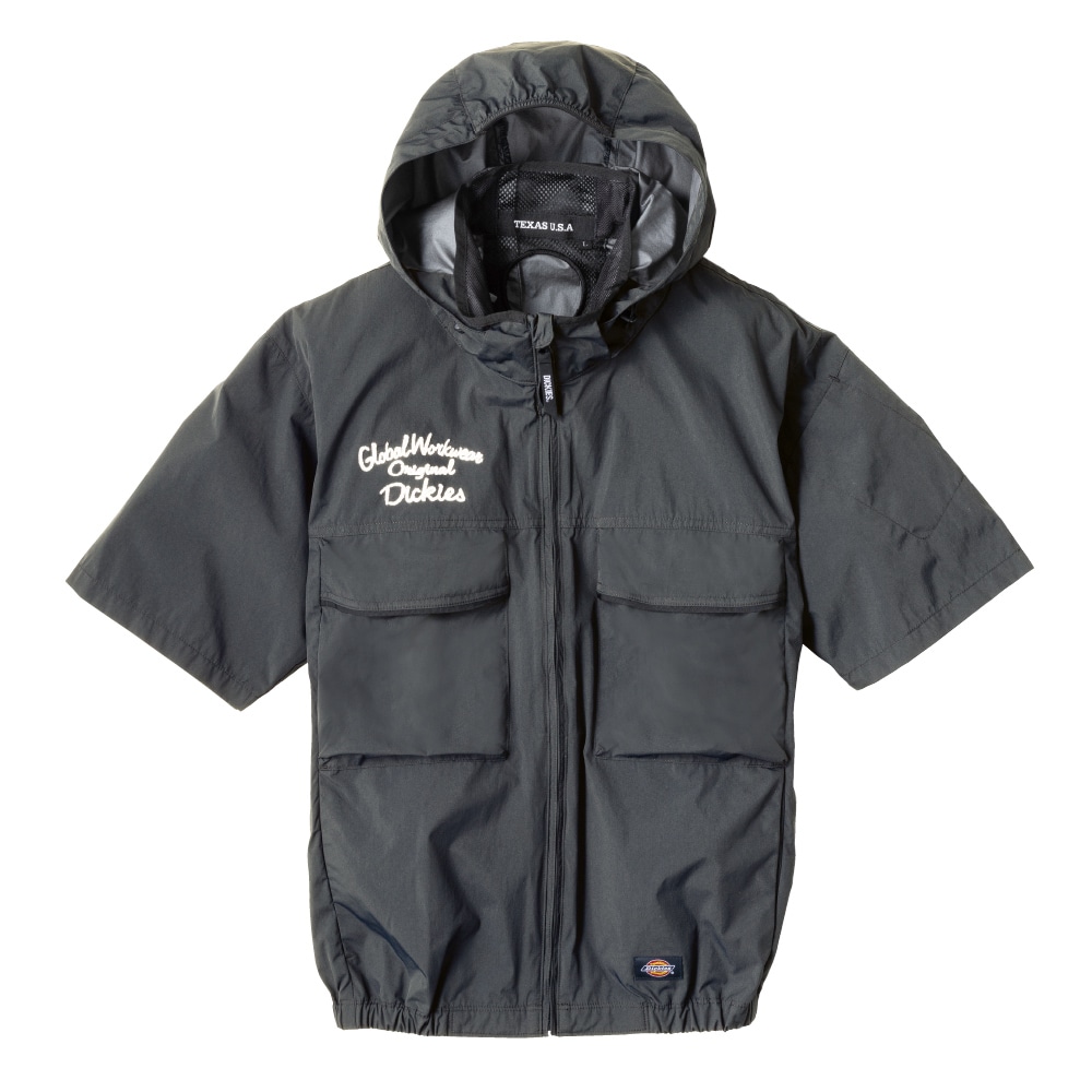 コーコス信岡　ＶＯＬＴＣＯＯＬ　遮熱　半袖　チャコール　Ｓ　Ｄ－２９０