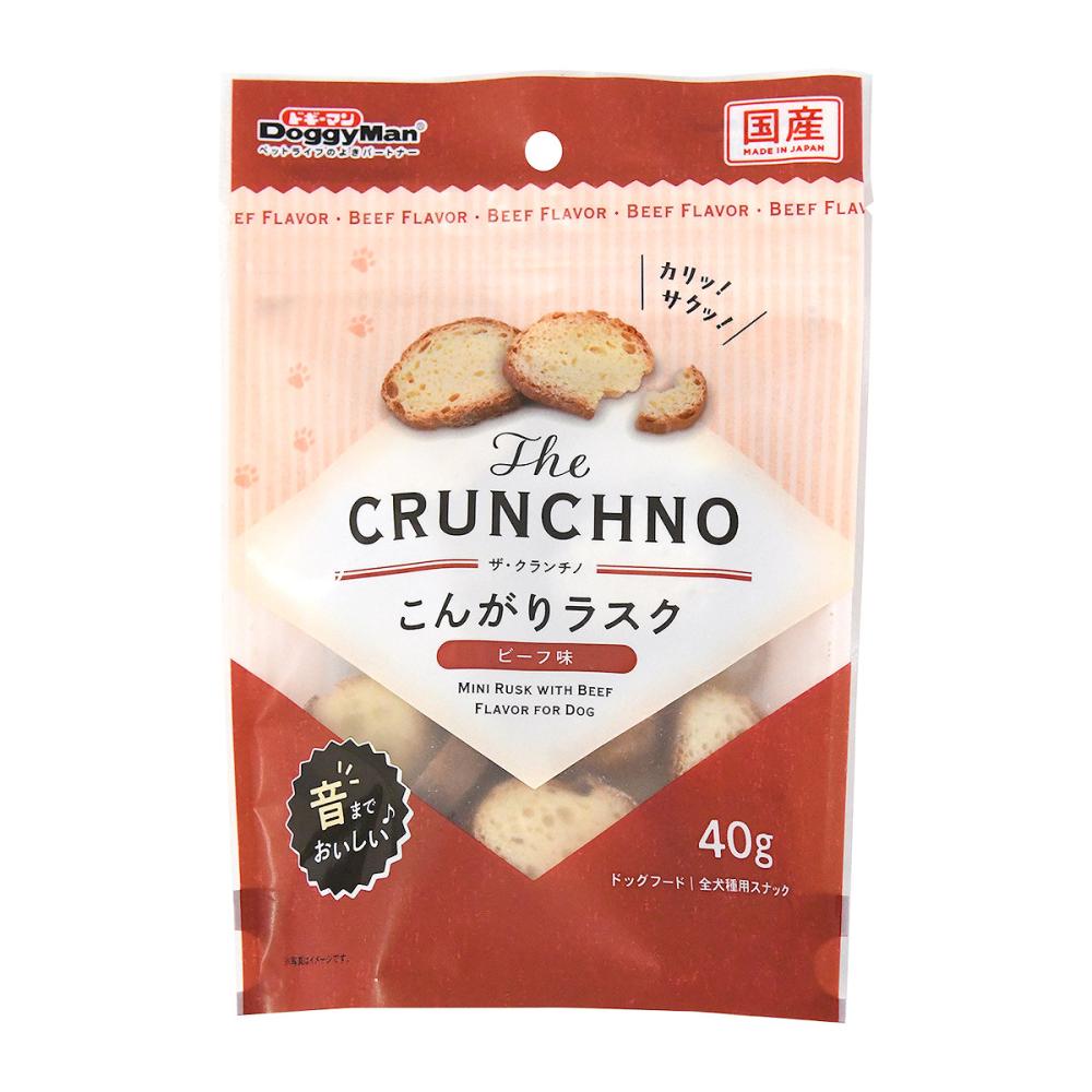 ドギーマン　ＴｈｅＣＲＵＮＣＨＮＯ（ザ・クランチノ）　こんがりラスク　ビーフ味　４０ｇ