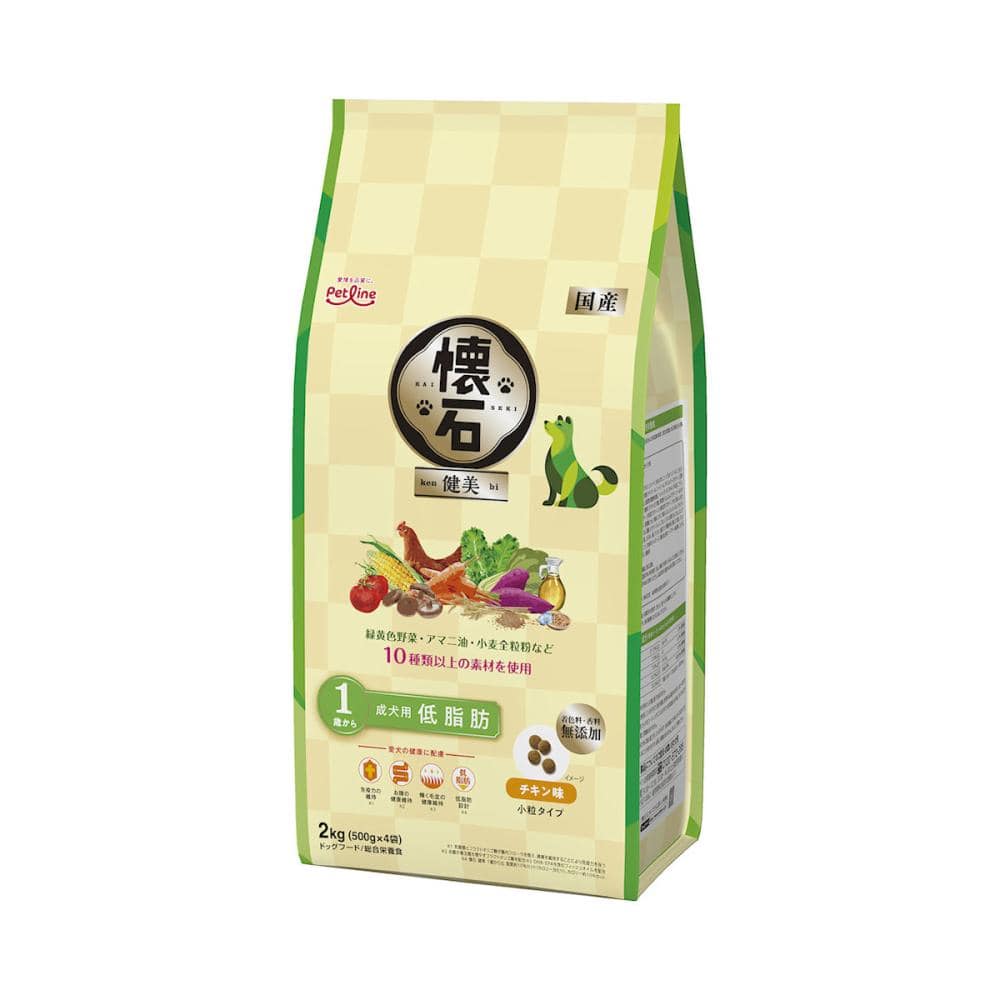 懐石　健美　低脂肪　１歳から　チキン味　２ｋｇ