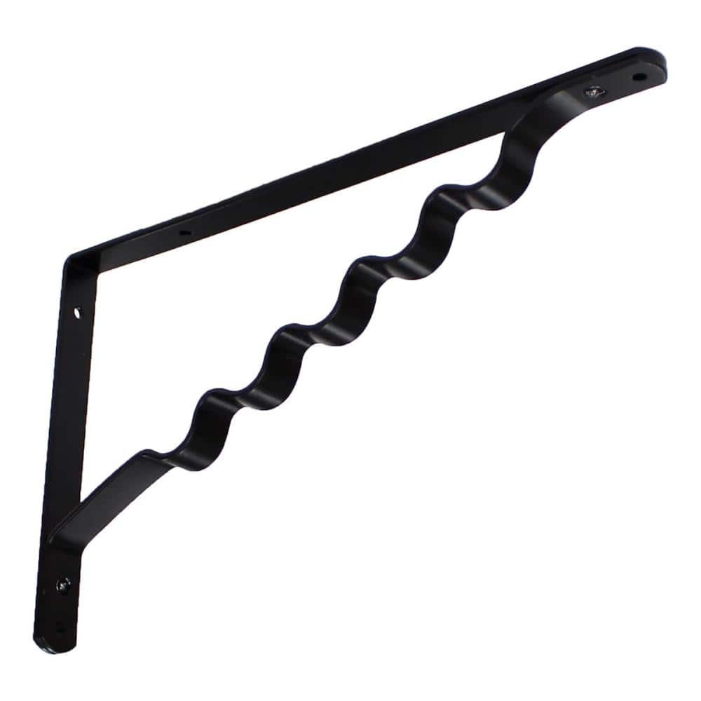 和気産業　ハンガーブラケット　ブラック　２４０ｍｍ　ＴＫ－１１３