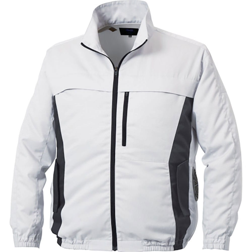 空調服　空調服［［Ｒ下］］　長袖ブルゾン（エプロン付き）　シルバー　５Ｌ　ＫＵ９２３４０Ｋ３０Ｓ７＿