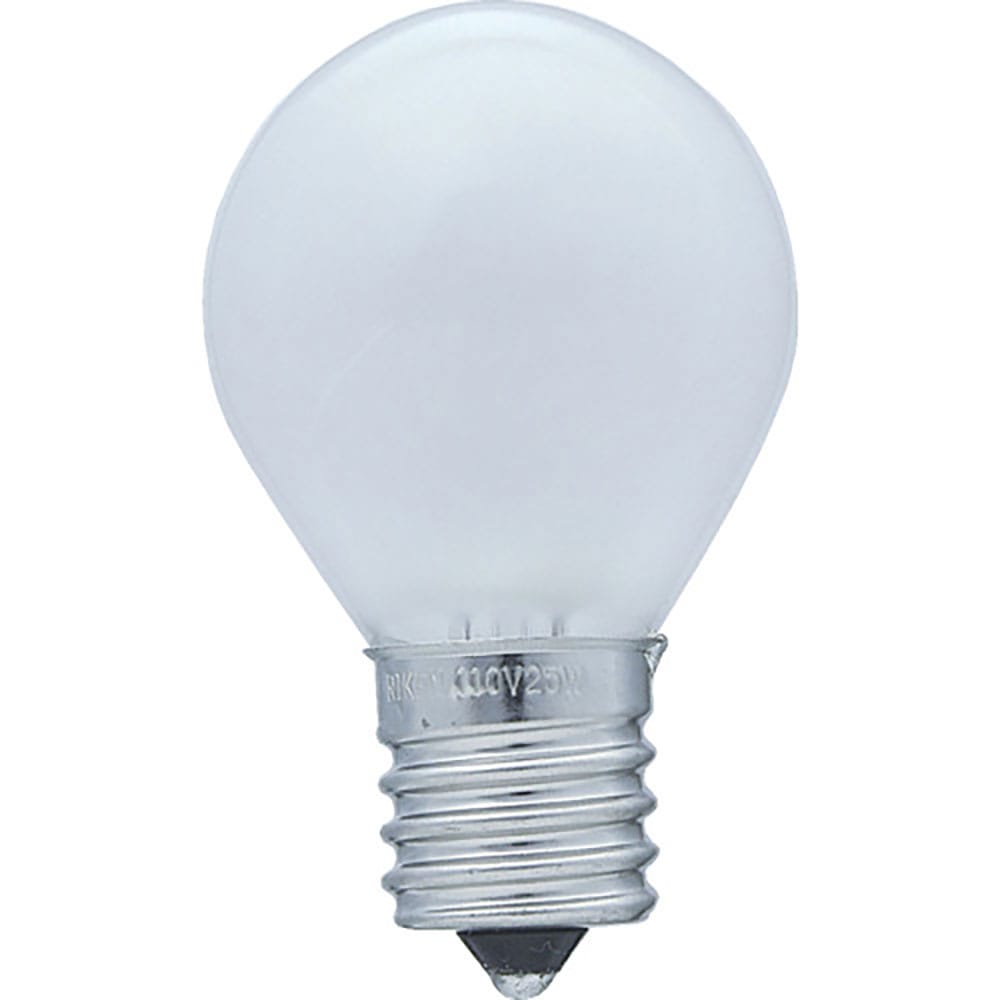 ＥＬＰＡ　Ｓ型ミニ球　Ｅ１７　２５Ｗ　フロスト　Ｇ－２０Ｈ（Ｆ）＿