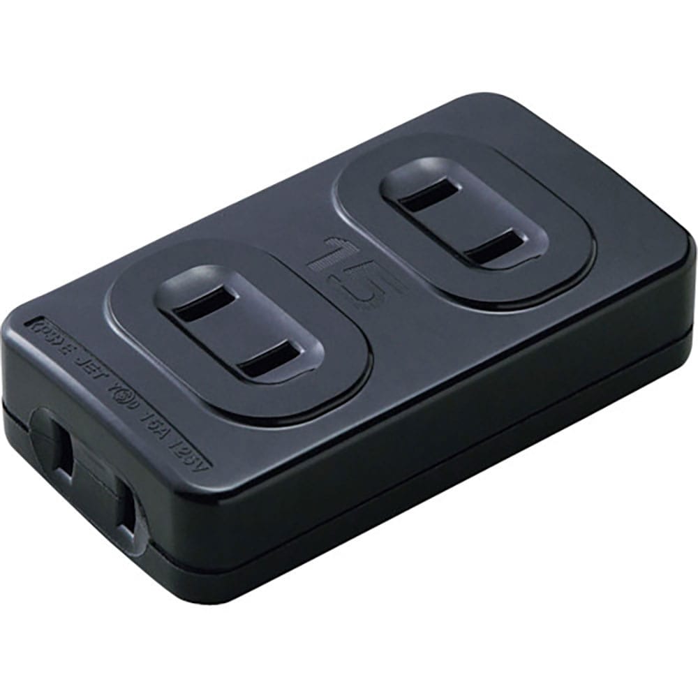 ＥＬＰＡ　テーブルタップ　３個口　ブラック　Ａ－４１Ｈ（ＢＫ）＿