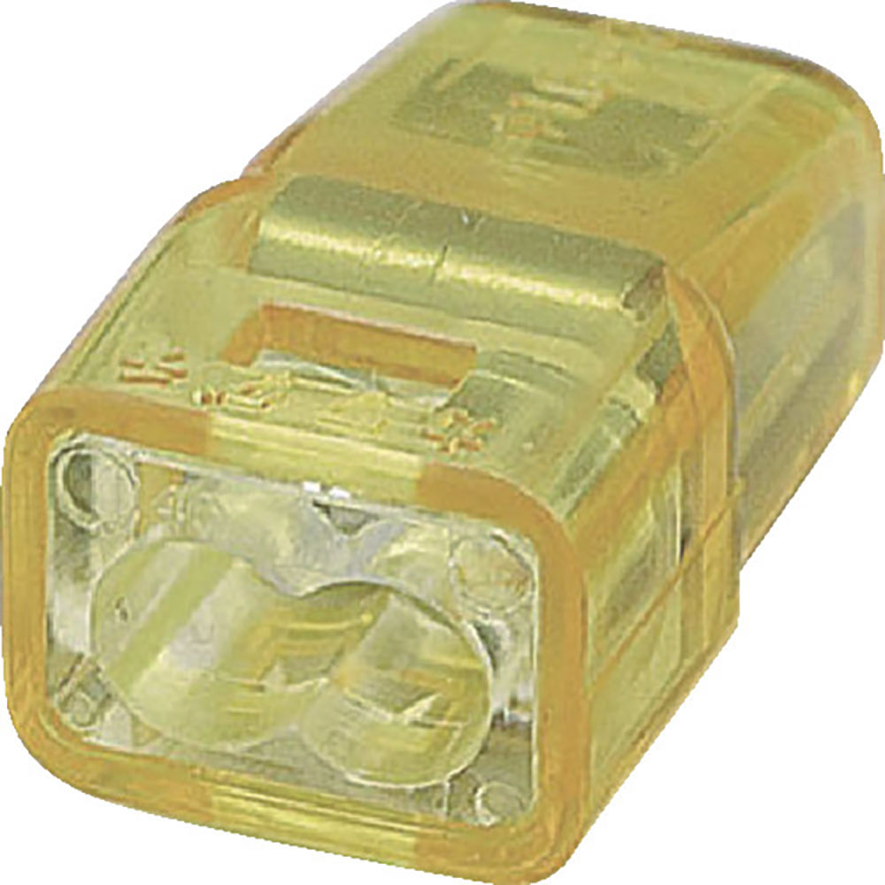 ＥＬＰＡ　差込み型コネクター２　３００Ｖ　２０Ａ　５個入　イエロー　Ｐ－２Ｈ＿