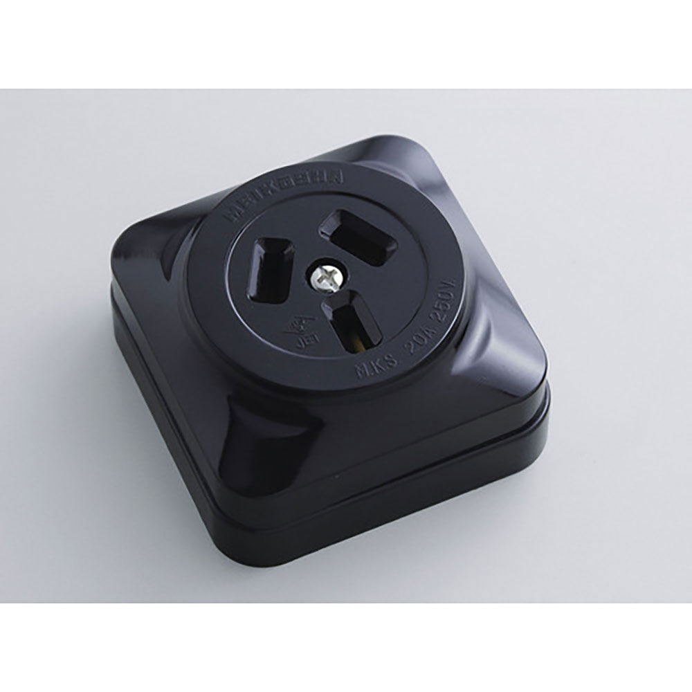 ＥＬＰＡ　露出コンセント３Ｐ２０Ａ　　　　　　　　ＡＢ－２３ＢＨ＿