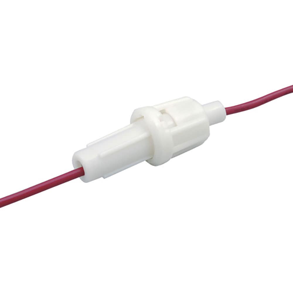 ＥＬＰＡ　ヒューズホルダー　中継用　２０ｍｍ　７Ａ以下　ホワイト　ＦＨ－Ｔ２０Ｈ＿