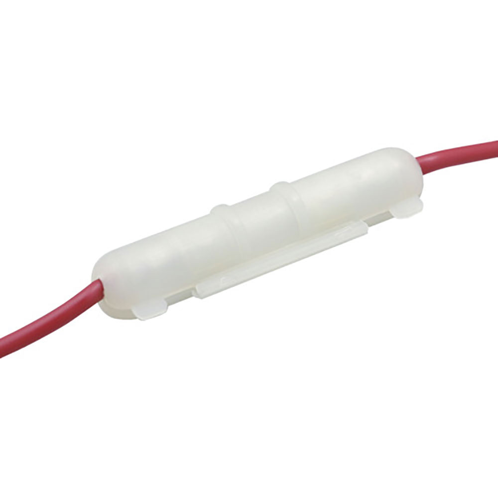 ＥＬＰＡ　ヒューズホルダー　中継用　３０ｍｍ　１５Ａ以下　ホワイト　ＦＨ－Ｔ３０Ｈ＿