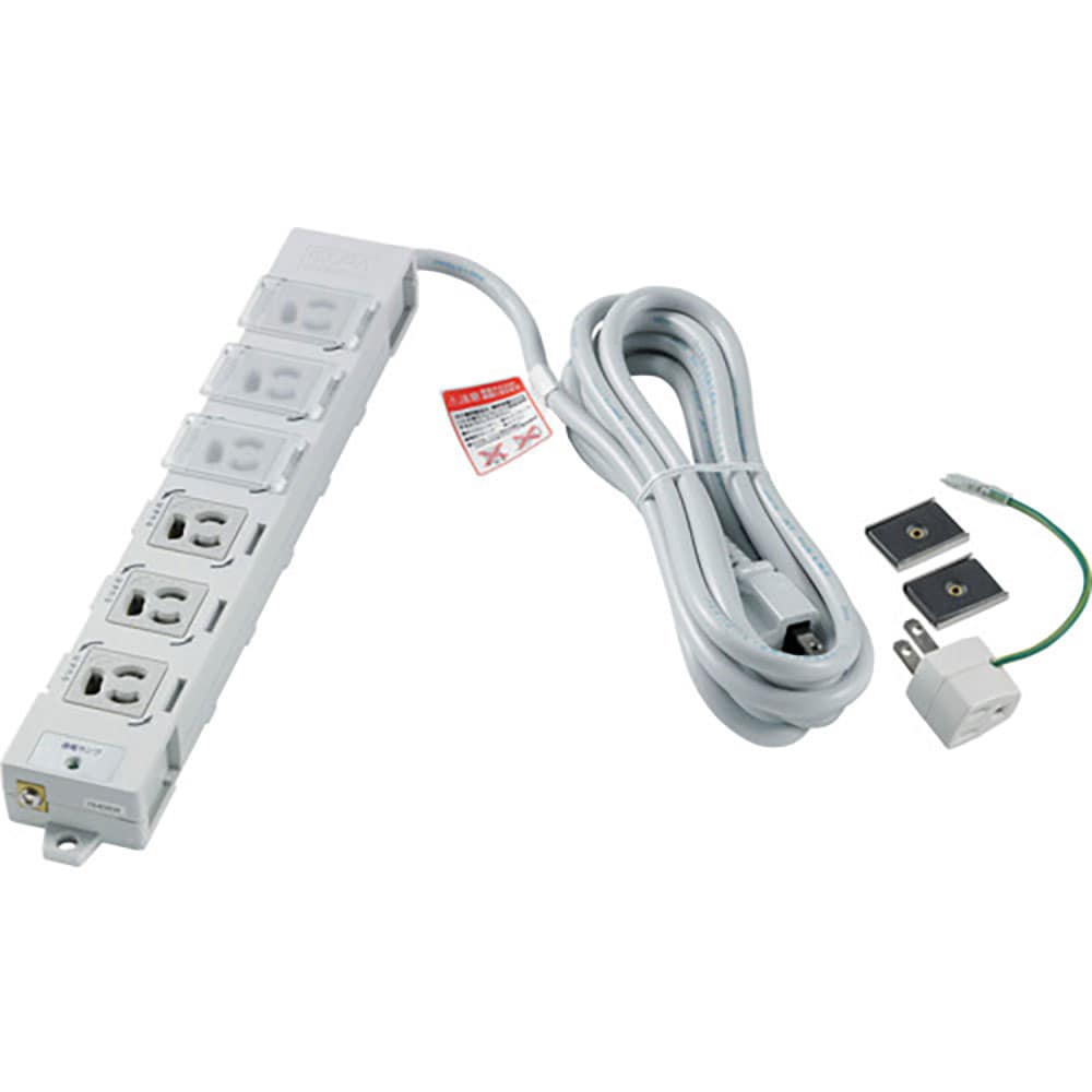 ＥＬＰＡ　カバー付事務所向けタップ６Ｐ　ＯＡＴ－ＪＰＣ６３Ｂ＿