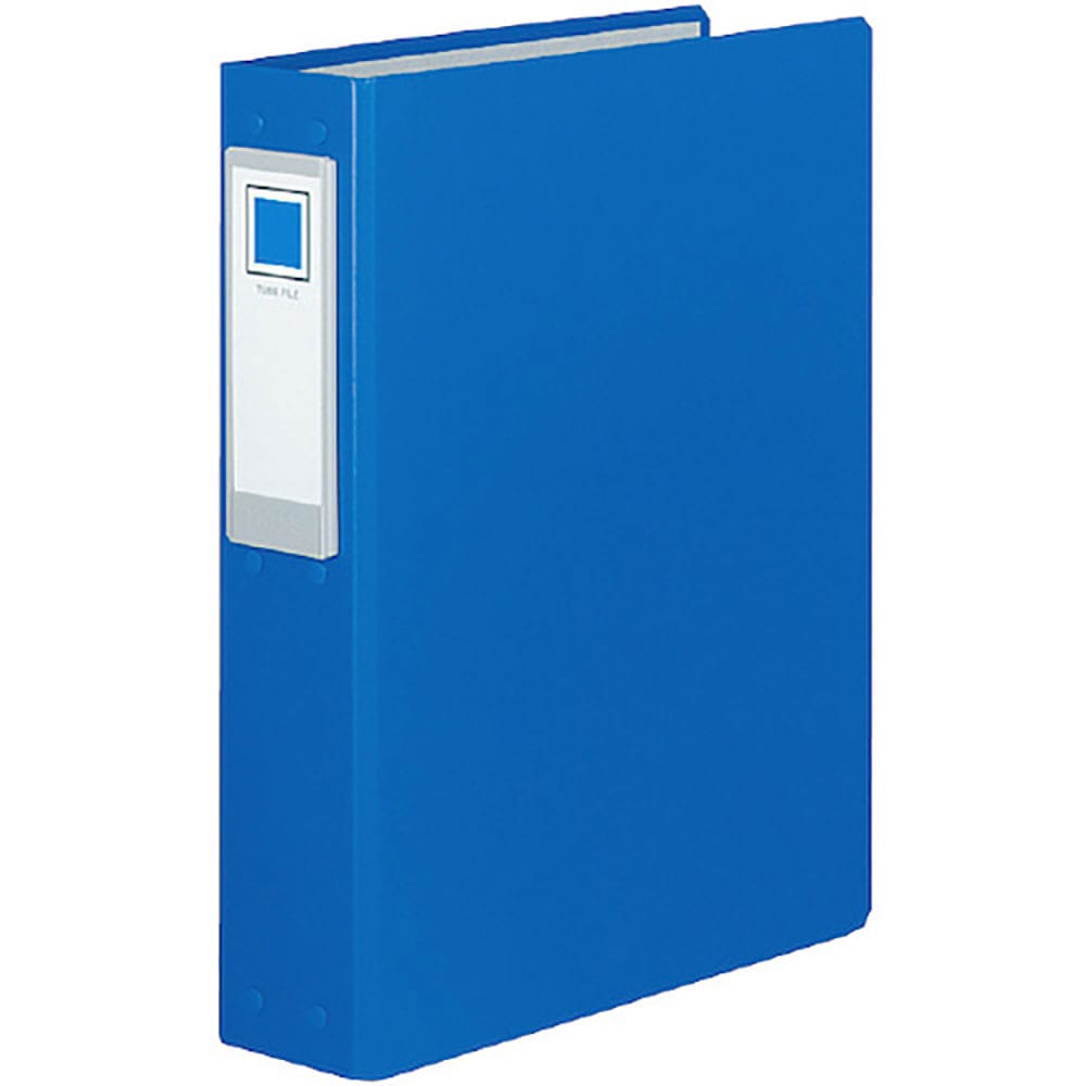 ＫＯＫＵＹＯ　チューブＦロングボディ青Ａ４縦背幅６９ｍｍ２穴　フ－Ｌ６４０ＮＢ　５０４２０３２２＿