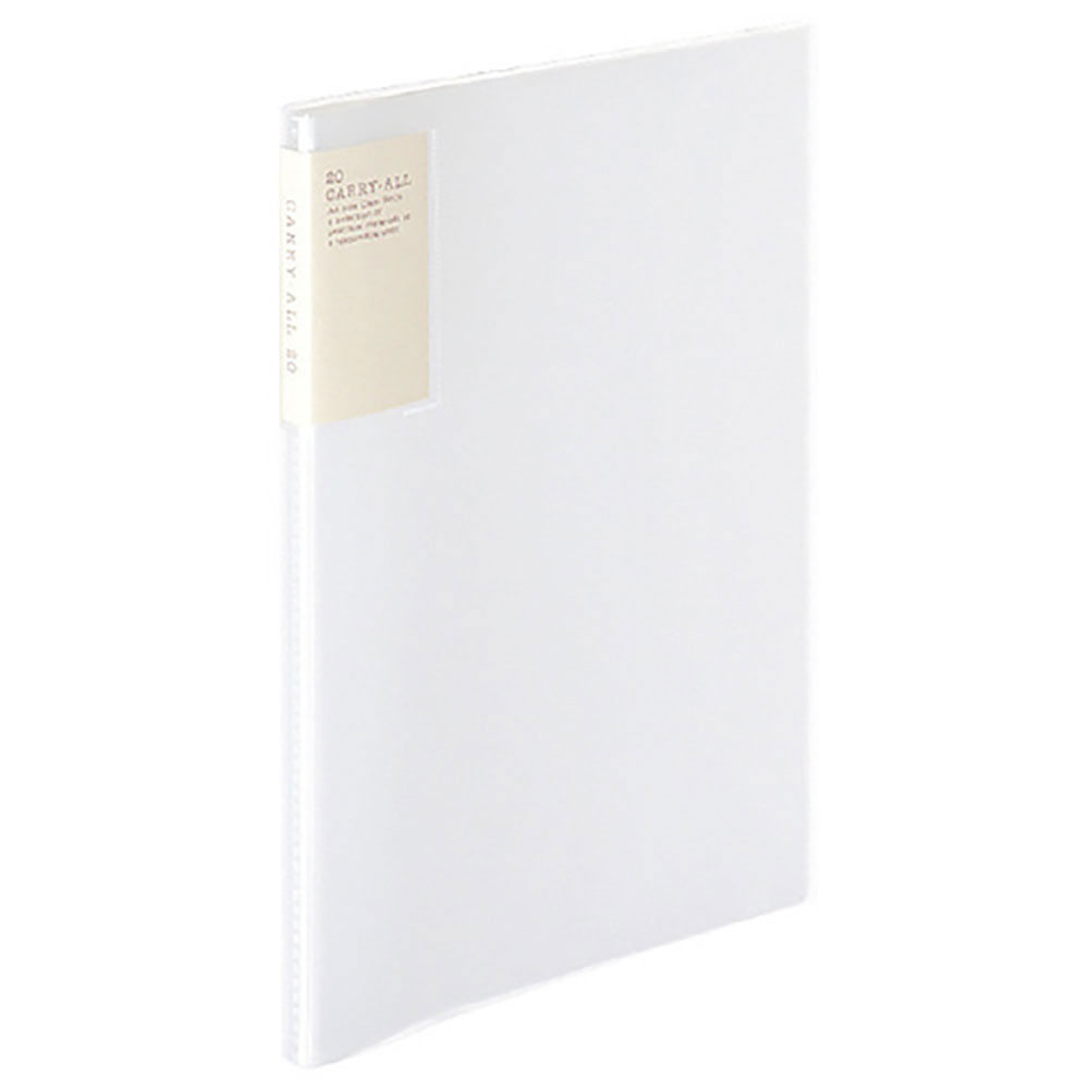 ＫＯＫＵＹＯ　クリヤーブックキャリーオール固定背ポＡ４縦２０透明　ラ－５００１Ｔ　５０４２３５４５＿