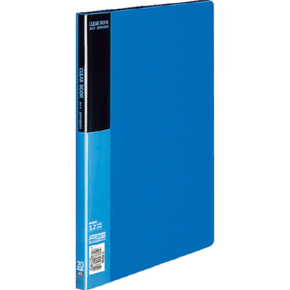 ＫＯＫＵＹＯ　クリヤーブックベーシックＡ４縦２０ポケット青　ラ－Ｂ２０Ｂ　５１２３５３４５＿