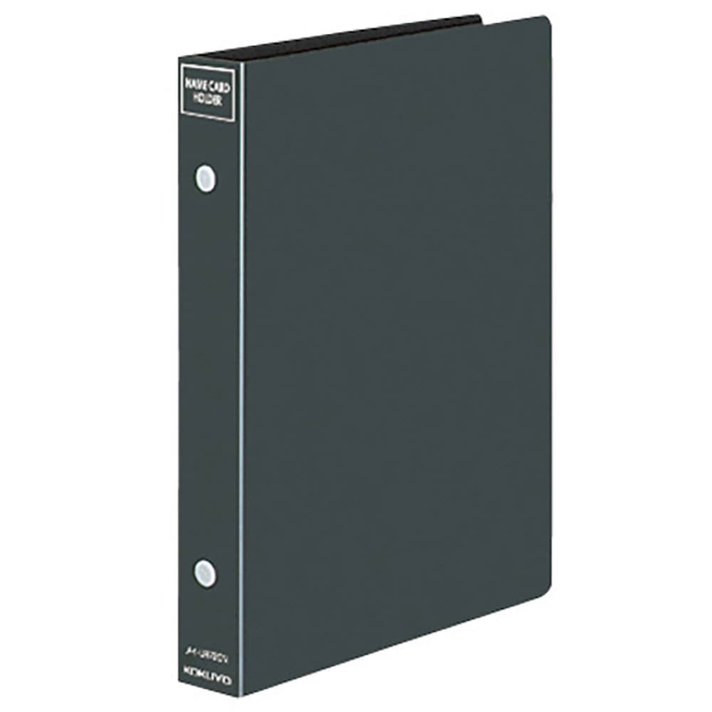 ＫＯＫＵＹＯ　名刺ホルダー　差替式　濃灰　３００名用　メイ－ＵＲ７２０ＤＭ　５０１６８８９７＿