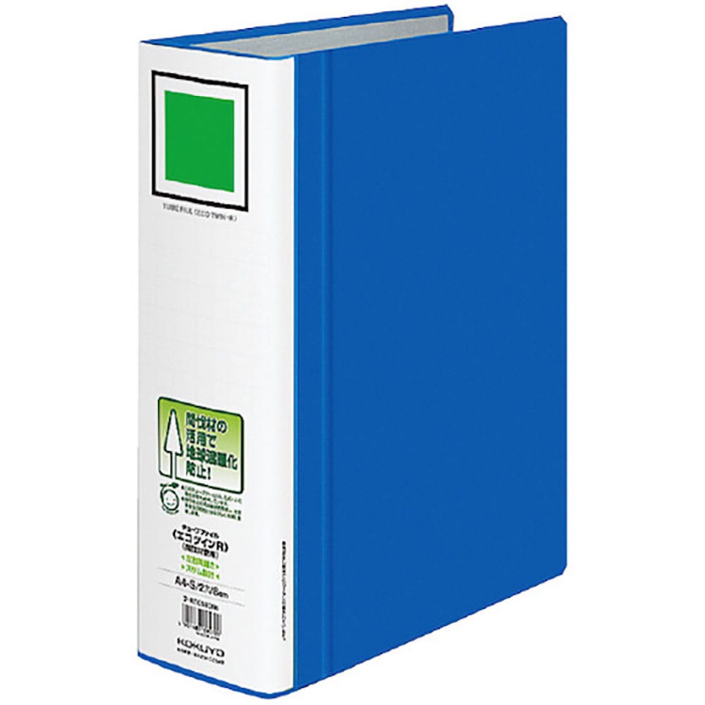 ＫＯＫＵＹＯ　チューブＦエコツインＲ間伐材Ａ４縦背幅９５ｍｍ　フ－ＲＴＫ６８０ＮＢ　５０４７６０３＿