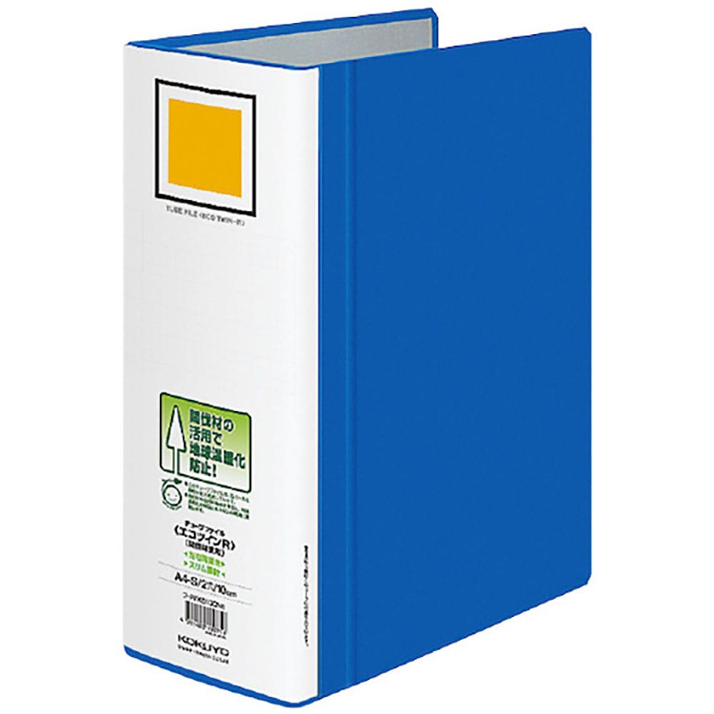 ＫＯＫＵＹＯ　チューブＦエコツインＲ間伐材Ａ４縦背幅１１５ｍｍ　フ－ＲＴＫ６１００ＮＢ　５０４７５＿