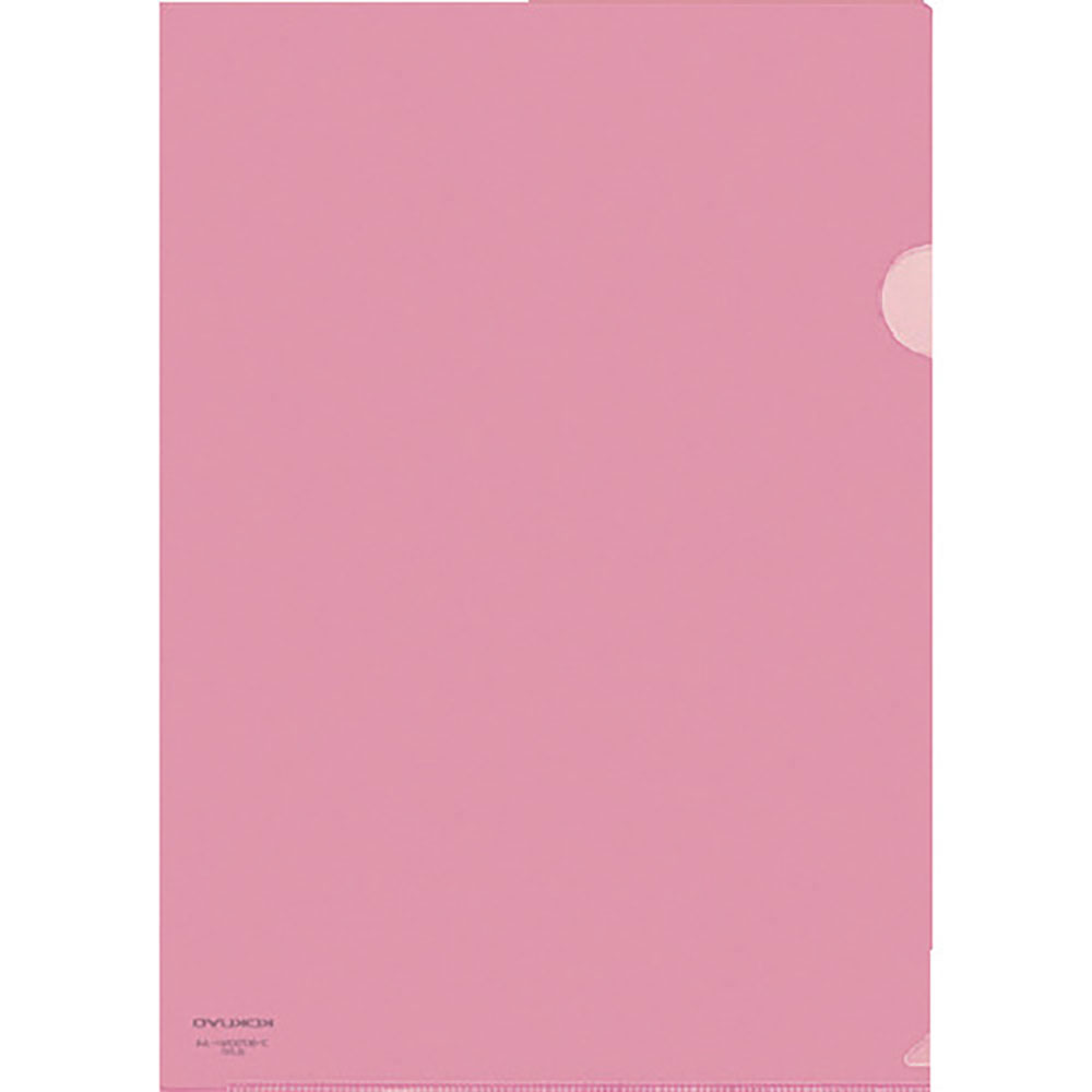 ＫＯＫＵＹＯ　クリヤーホルダー　Ａ４　ピンク　１０枚　フ－Ｂ７５０ＮＰ×１０　５３８５３５６１＿
