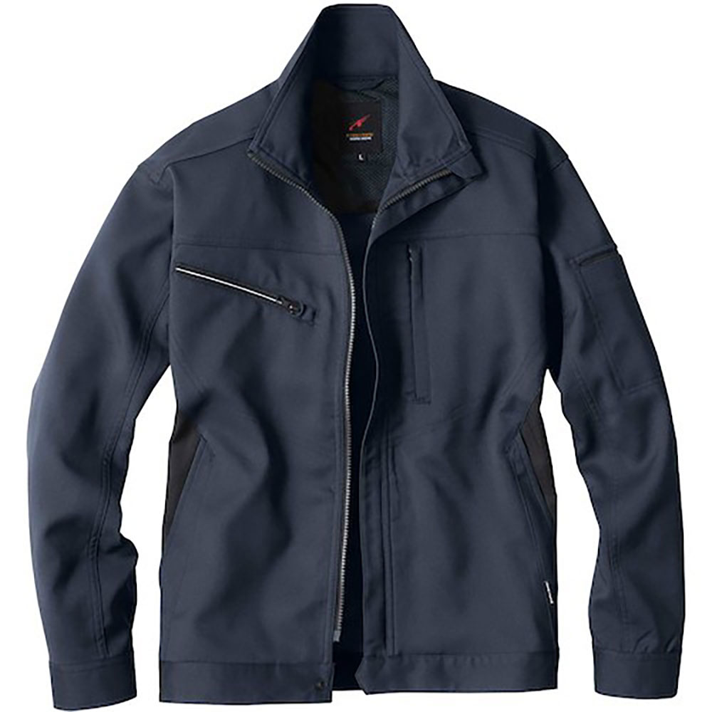 ｂｉｇｂｏｒｎ　ブルゾン　ダークネイビー×ブラックＬＬサイズ　ＥＢＡ１９６－５６－ＬＬ＿