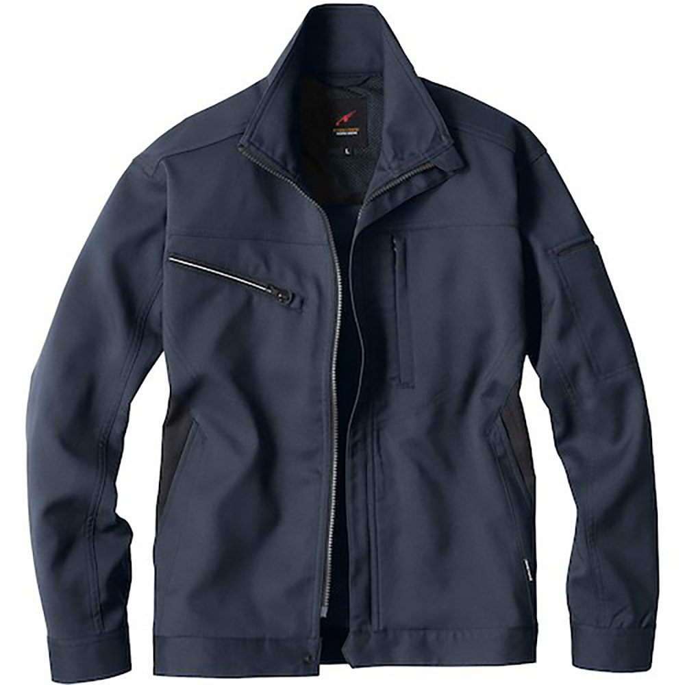 ｂｉｇｂｏｒｎ　ブルゾン　ダークネイビー×ブラック３Ｌサイズ　ＥＢＡ１９６－５６－ＥＬ＿