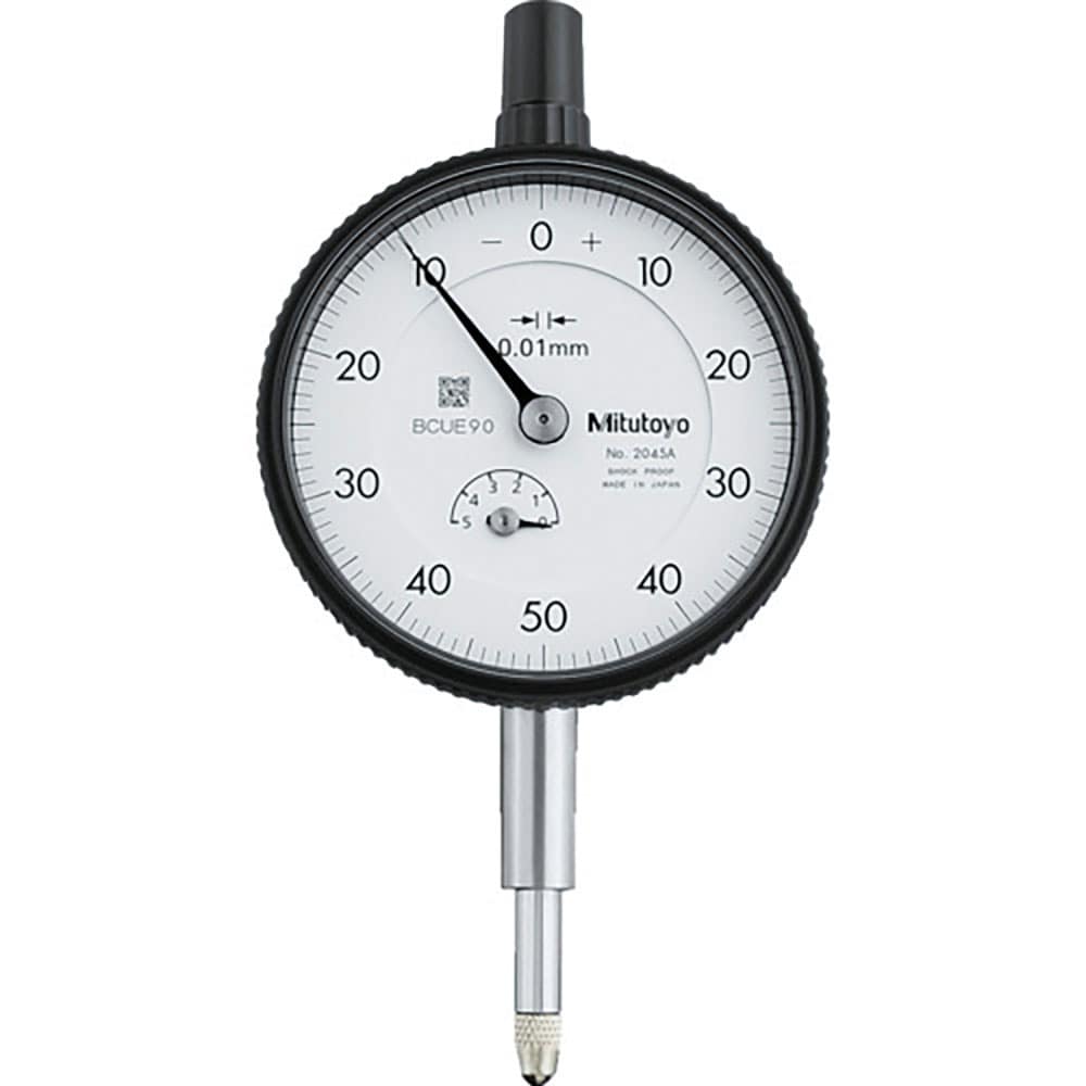 ＭＩＴＵＴＯＹＯ　標準形ダイヤルゲージ（耳金付裏ぶたタイプ）　測定範囲０～５ｍｍ　最小表示０．０１＿