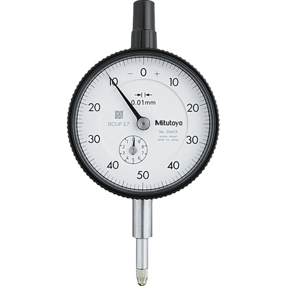 ＭＩＴＵＴＯＹＯ　標準形ダイヤルゲージ（耳金付裏ぶたタイプ）　測定範囲０～１０ｍｍ　最小表示０．０＿