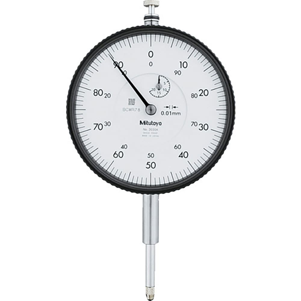 ＭＩＴＵＴＯＹＯ　大型ダイヤルゲージ（耳金付裏ぶたタイプ）　測定範囲０～２０ｍｍ　最小表示０．０１＿