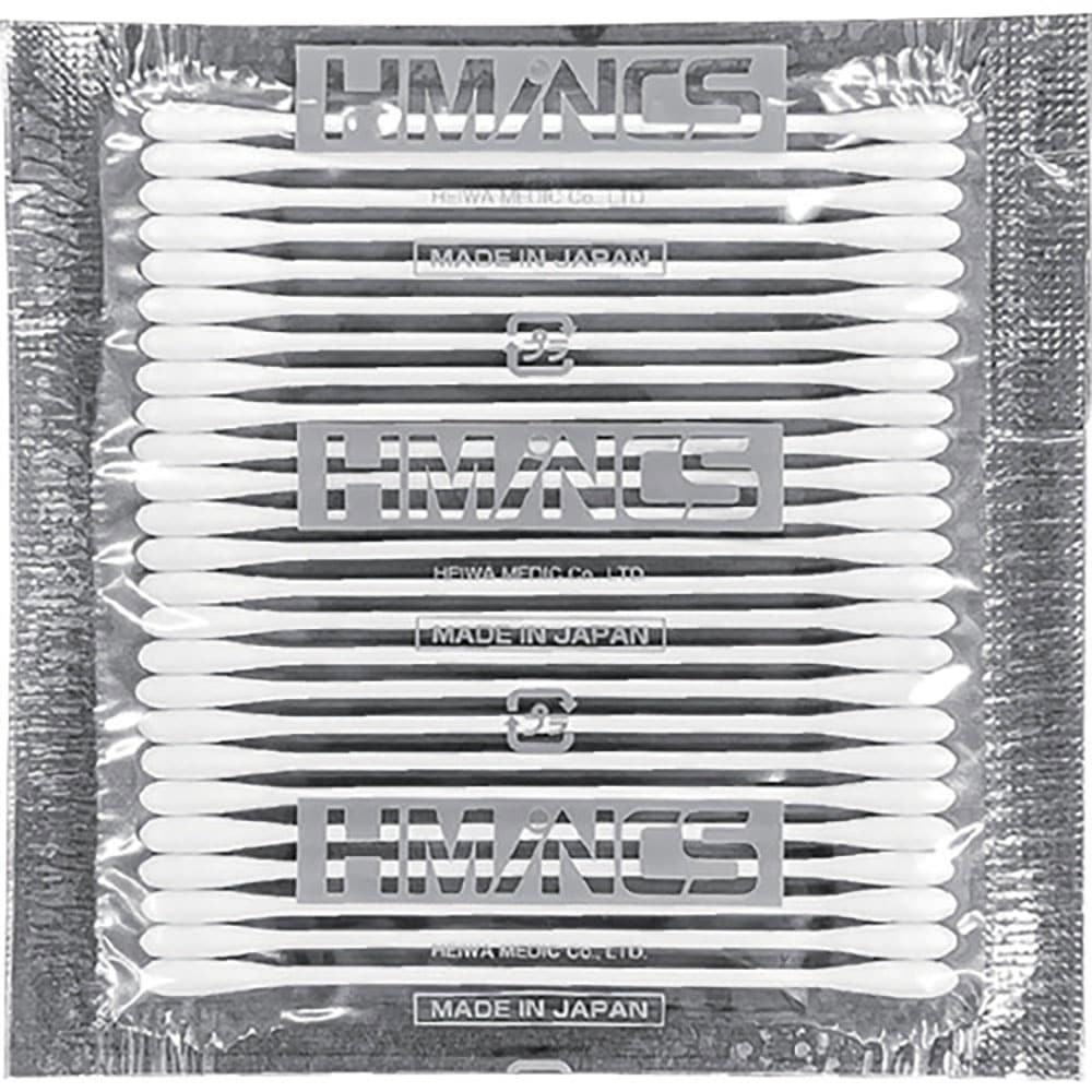 ＨＭＩＮＣＳ　工業用綿棒　ＳＷ８０１　１００本入り　スリム水滴型　７７３２＿