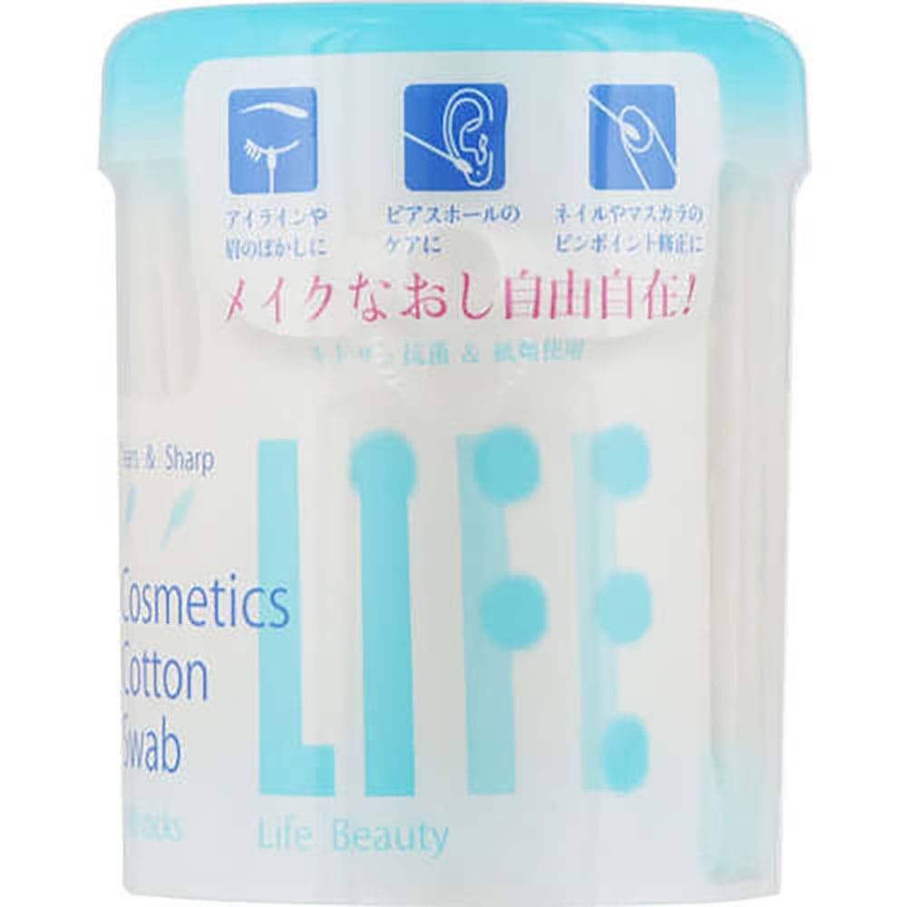 ライフ　Ｃｏｓｍｅｔｉｃｓ　Ｃｏｔｔｏｎ　Ｓｗａｂ　化粧用綿棒　１４０本入り　６１５１＿