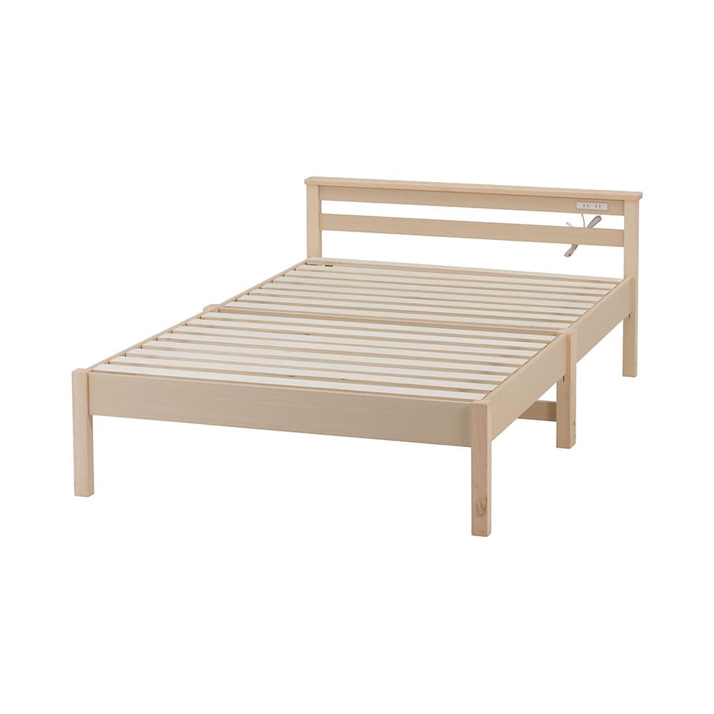 不二貿易　組立簡単ベッド　ラクネ　セミダブル　約幅１２３×高さ６５×奥行２０７．５ｃｍ