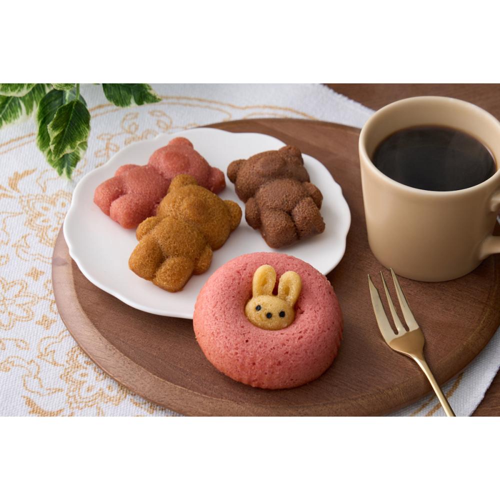 クマ型フィナンシェ＆アニマルドーナツ　４個【２６－２７】